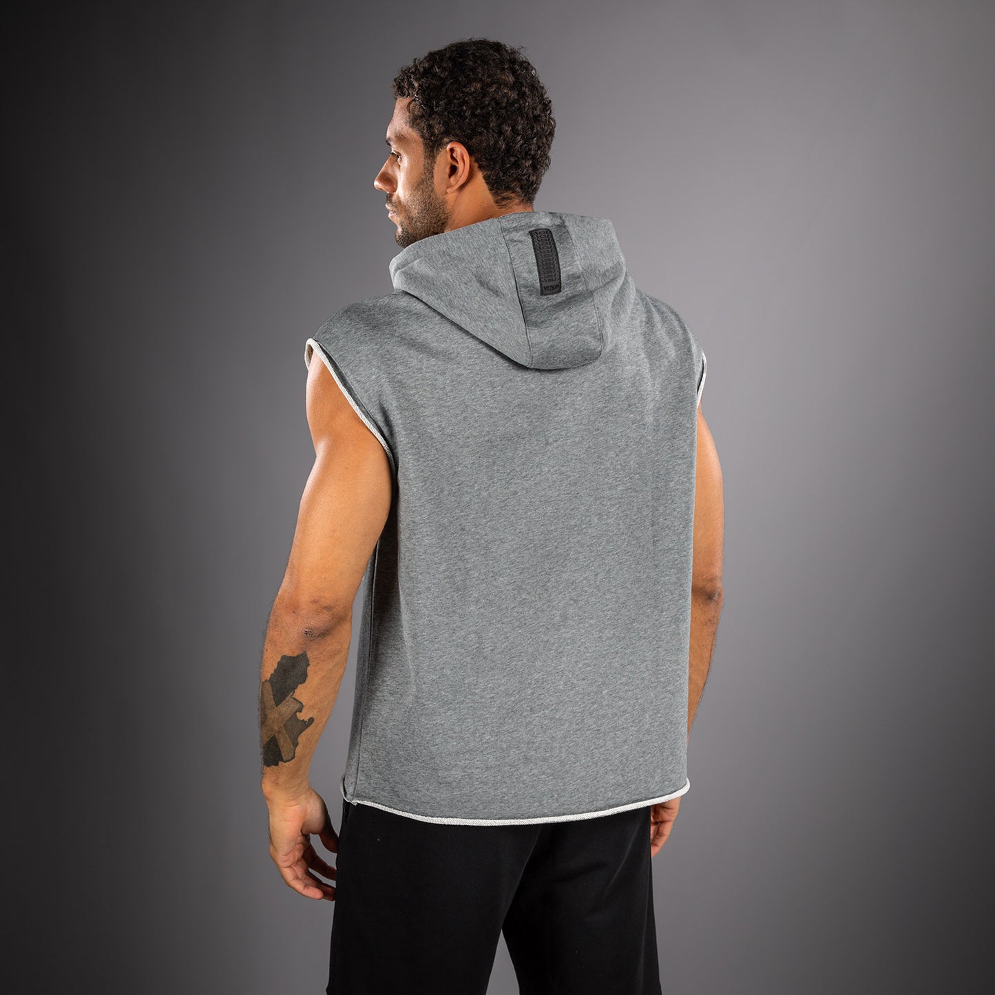 Venum Muay Thai VT Ärmelloser Kapuzenpullover – Meliert Grau