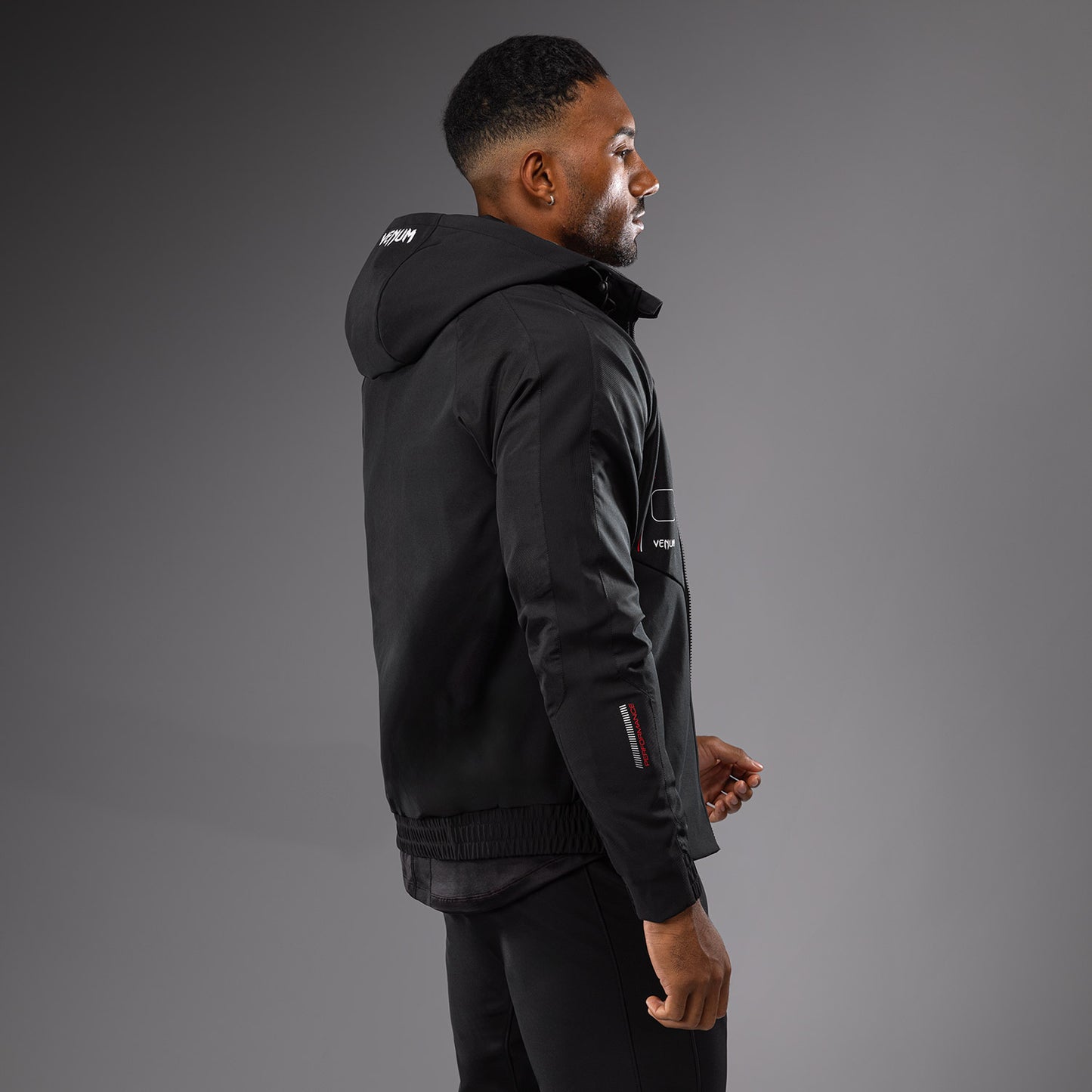 Venum Tactical XT Herren Trainingsjacke - Schwarz/Feuerrot