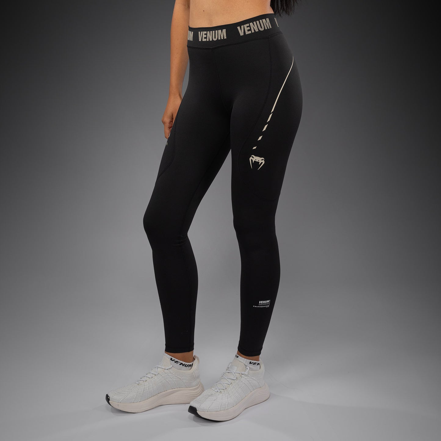 Venum Adrenaline Damen Leggings – Schwarz/Elfenbein