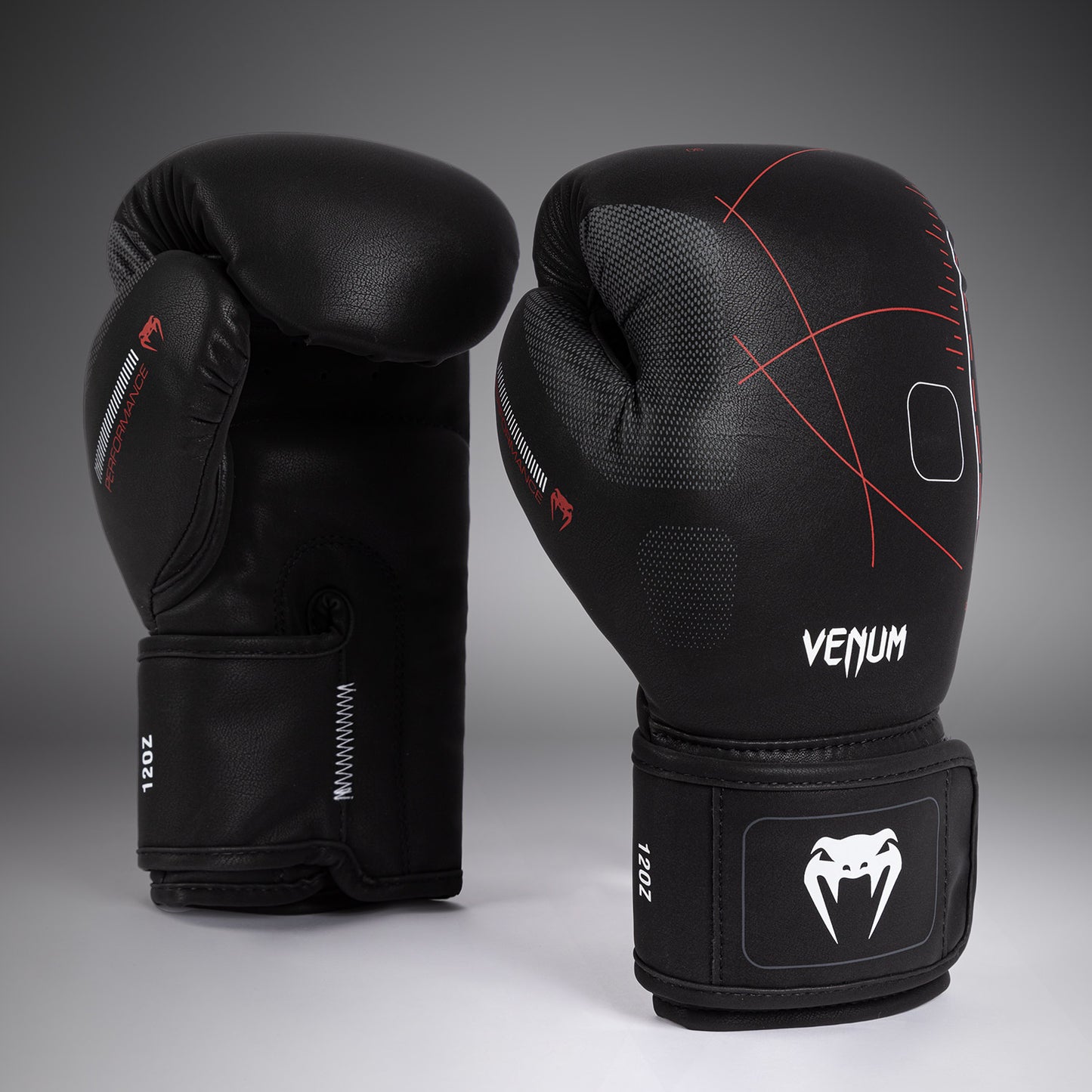 Venum Tactical XT Boxhandschuhe - Schwarz/Feuerrot