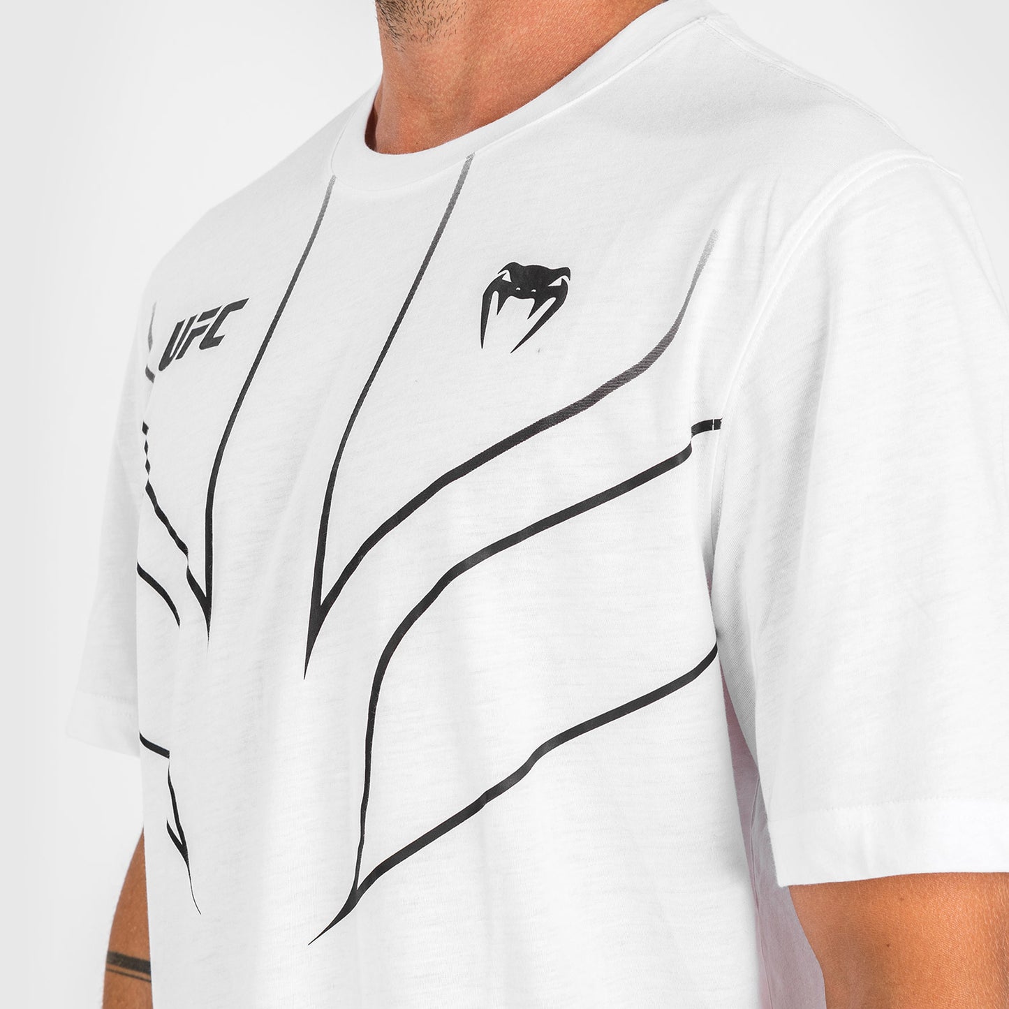 UFC Venum Fight Night 2.0 Replik Männer-T-Shirt - weiß