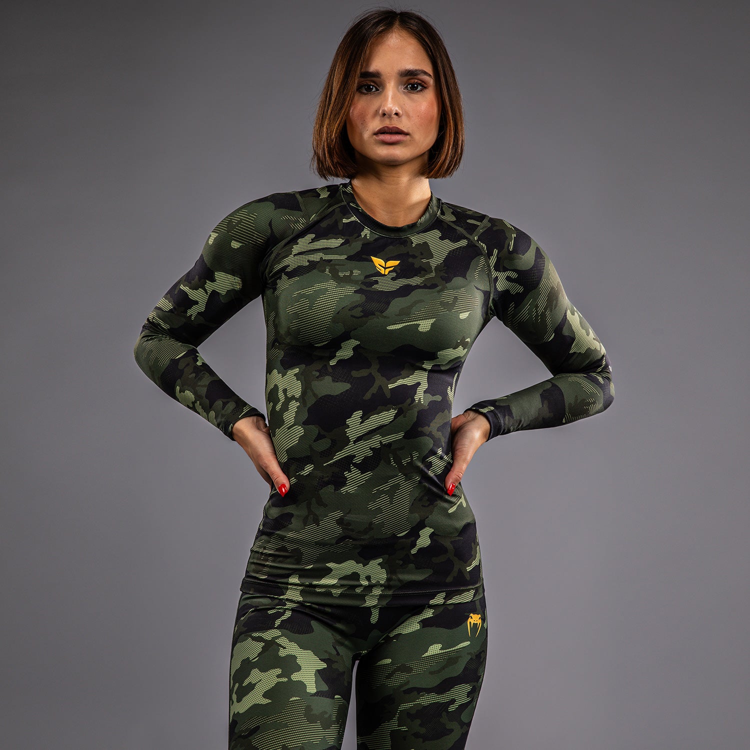 Venum x Sophia Rose Damen Langarm Rashguard Forest Camo Venum