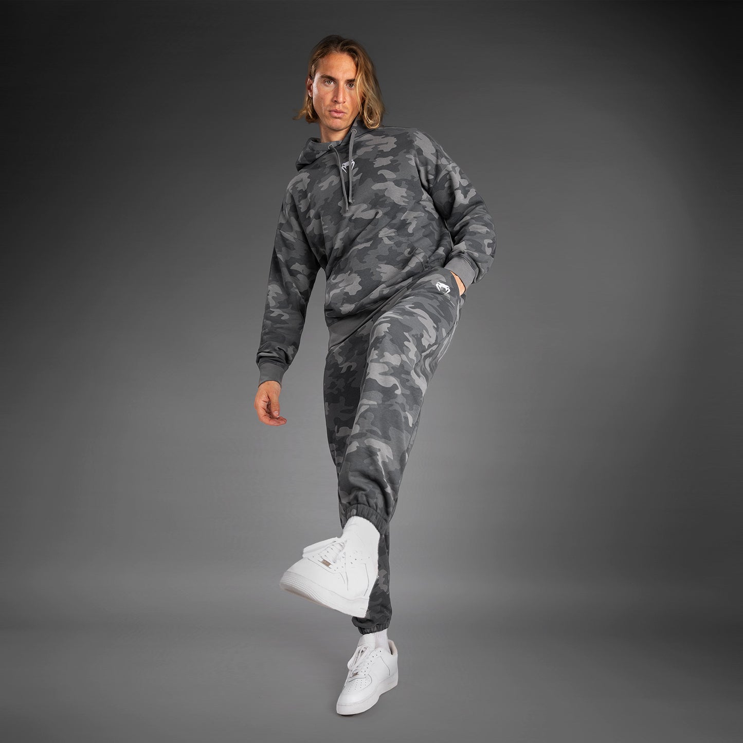 Venum Vortex XL Herren Kapuzenpullover - Anthrazit Camo