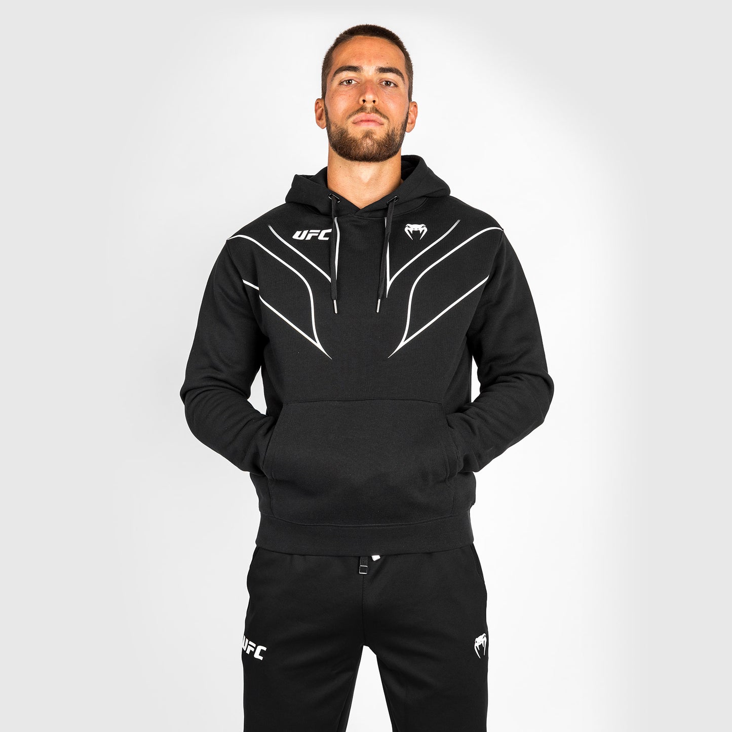 UFC Venum Fight Night 2.0 Replica Männer Hoodie - schwarz