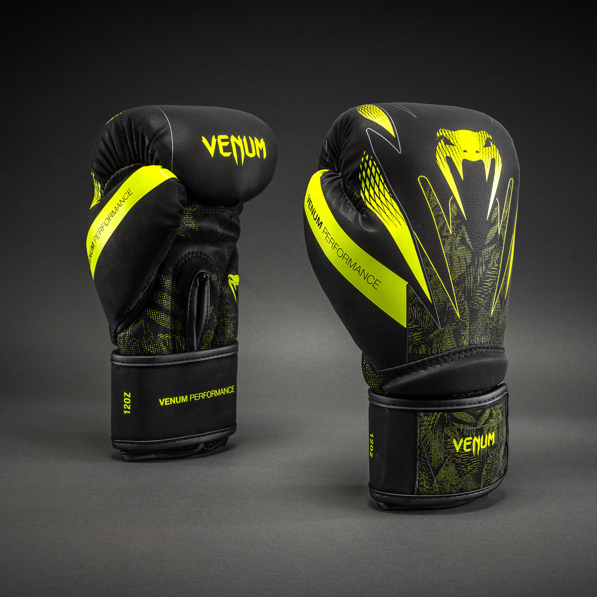 Venum Impact Amazonia Reborn Boxhandschuhe - Schwarz/Grün