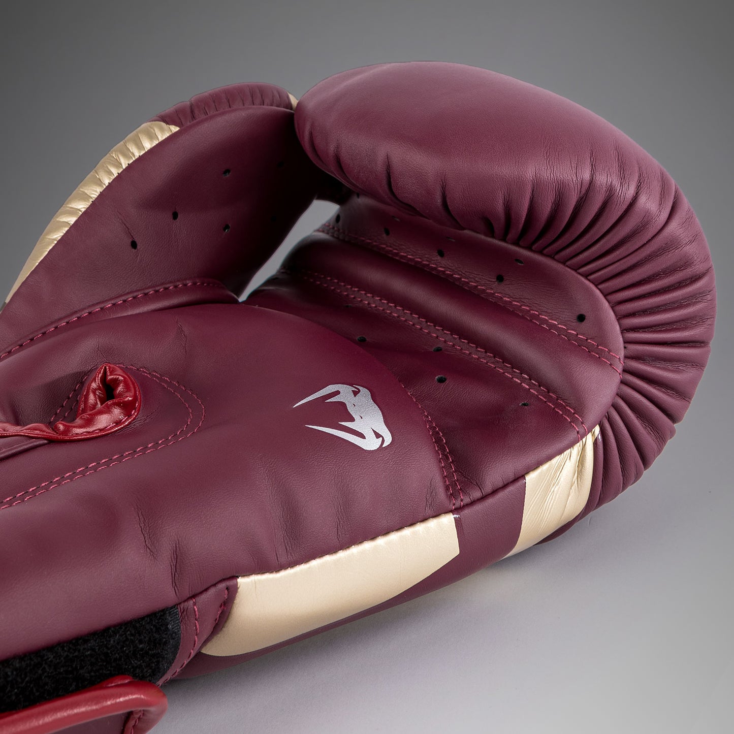 Venum Elite Boxhandschuhe - Burgund/Gold