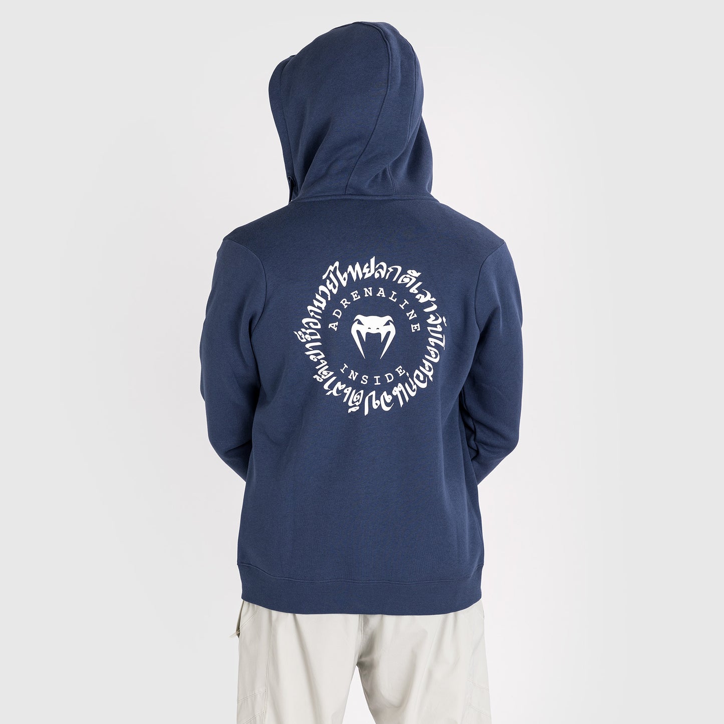 Venum Strikeland Kapuzenpullover mit Reißverschluss - Marineblau