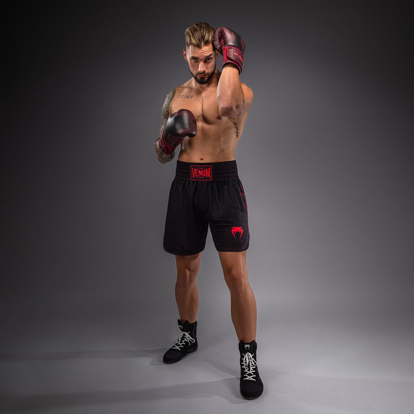 Venum Spectre Boxshorts – Schwarz/Rot