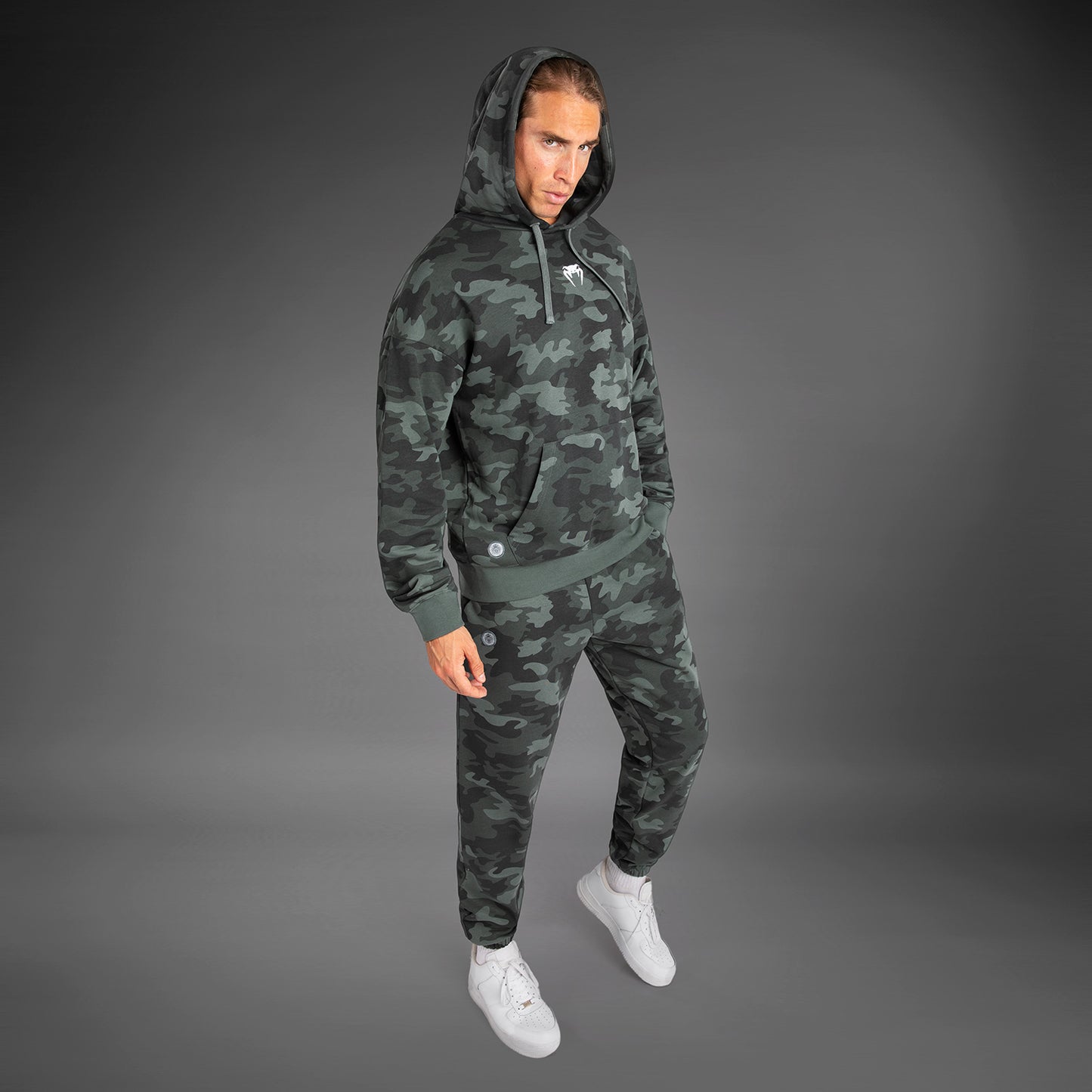 Venum Vortex XL Herren Hoodie - Khaki Camo