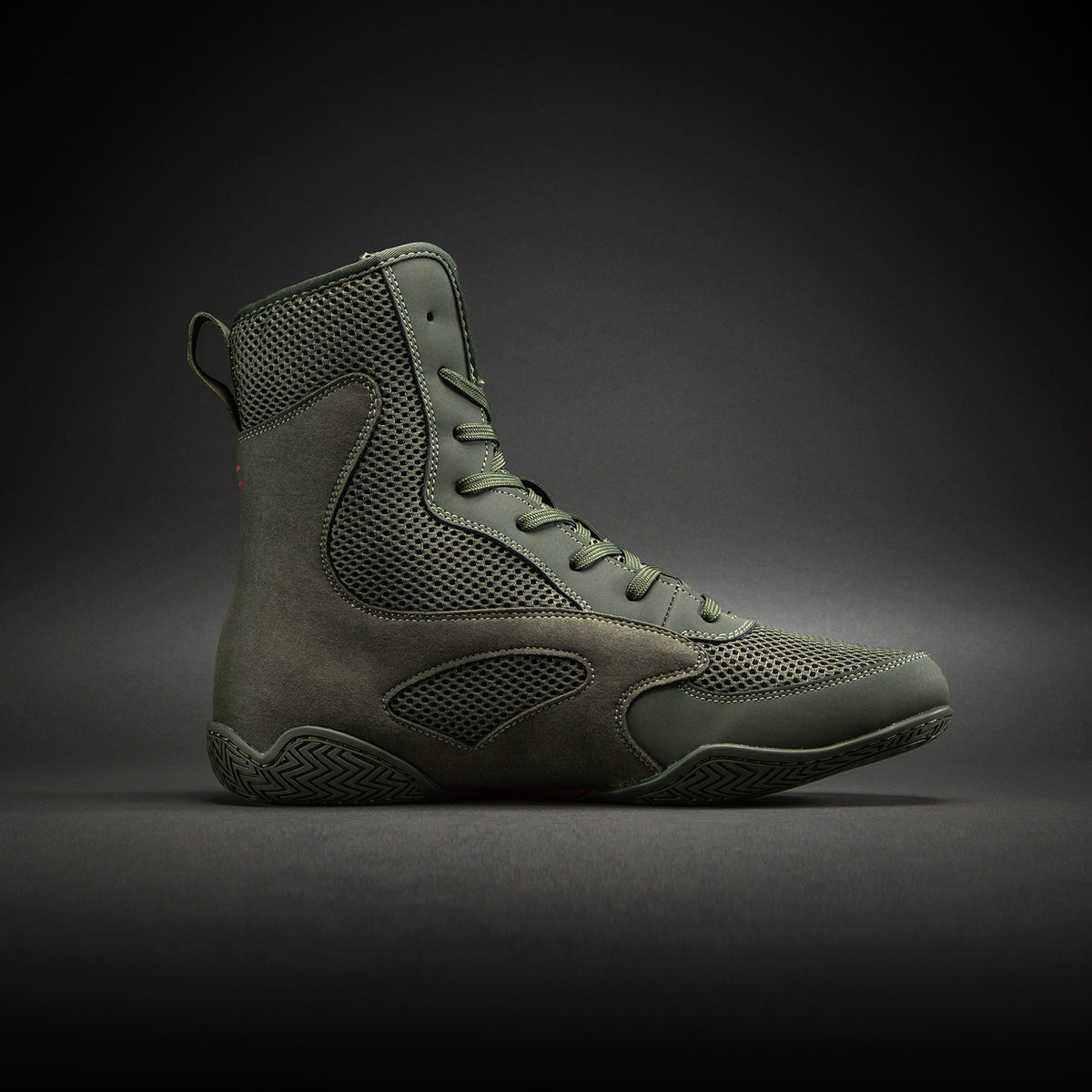 Venum Contender Boxschuhe - Khaki/Rot
