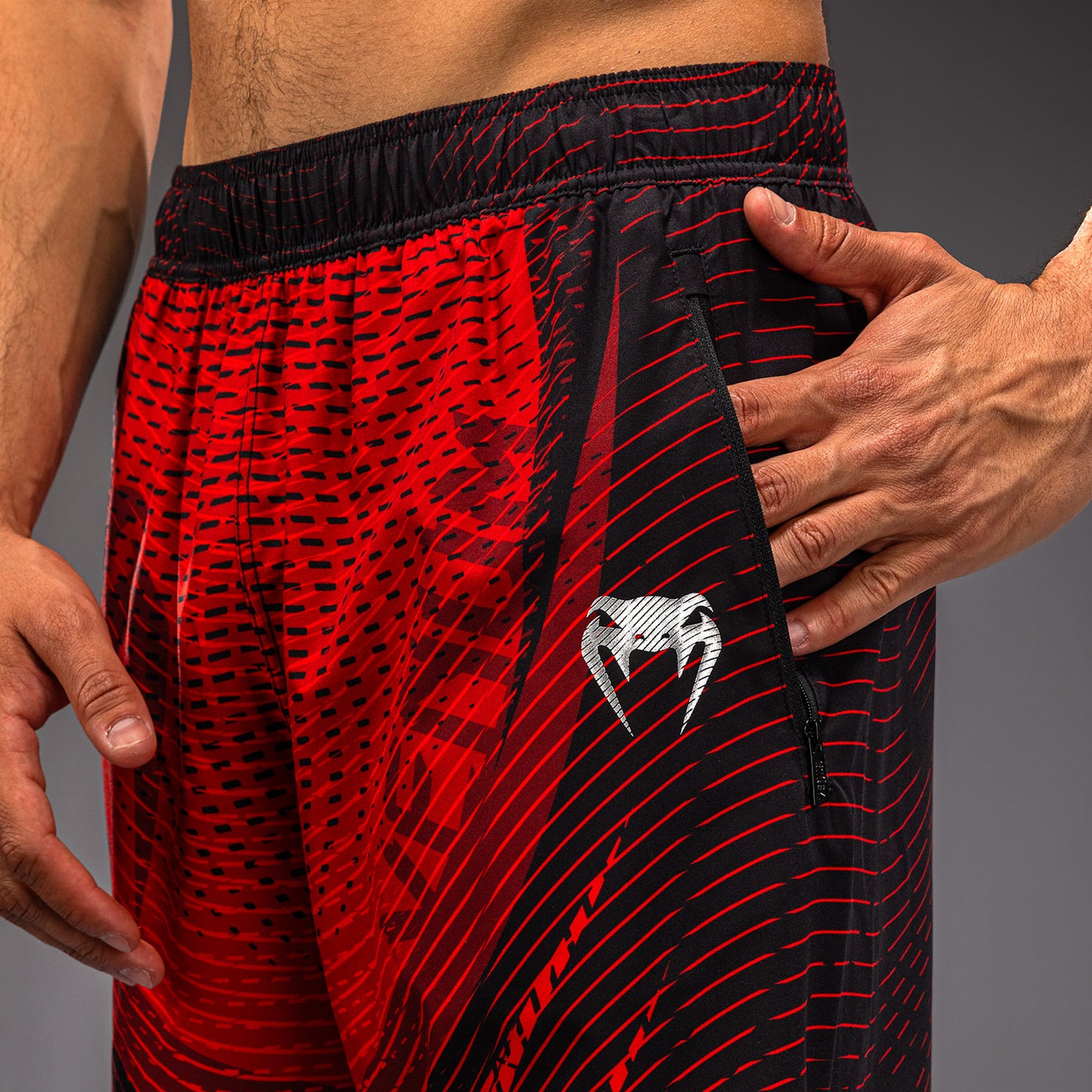 Venum Galactic 3.0 Trainingsshorts - Rot/Silber