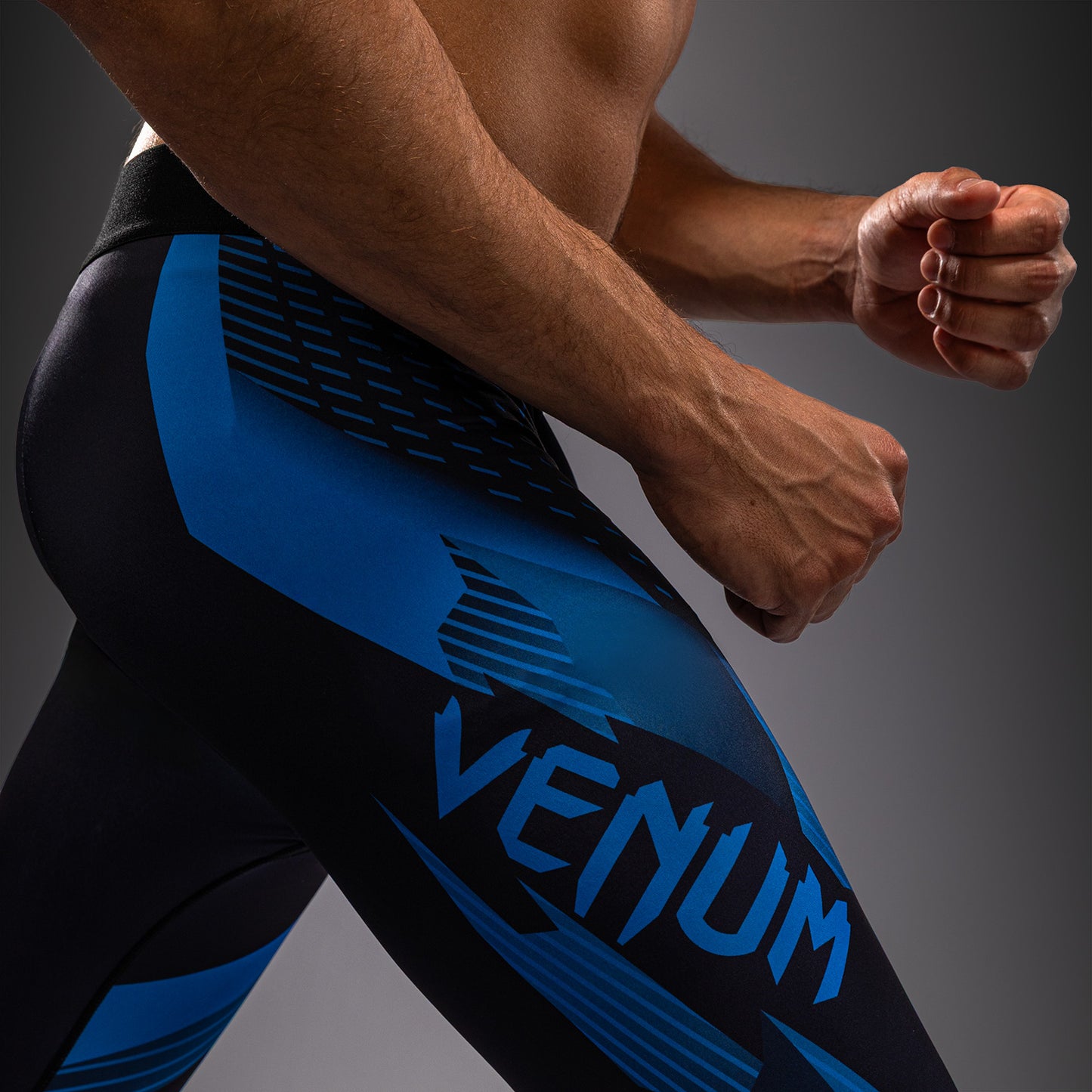 Venum No-Gi 6.0 Spats - Schwarz/Blau