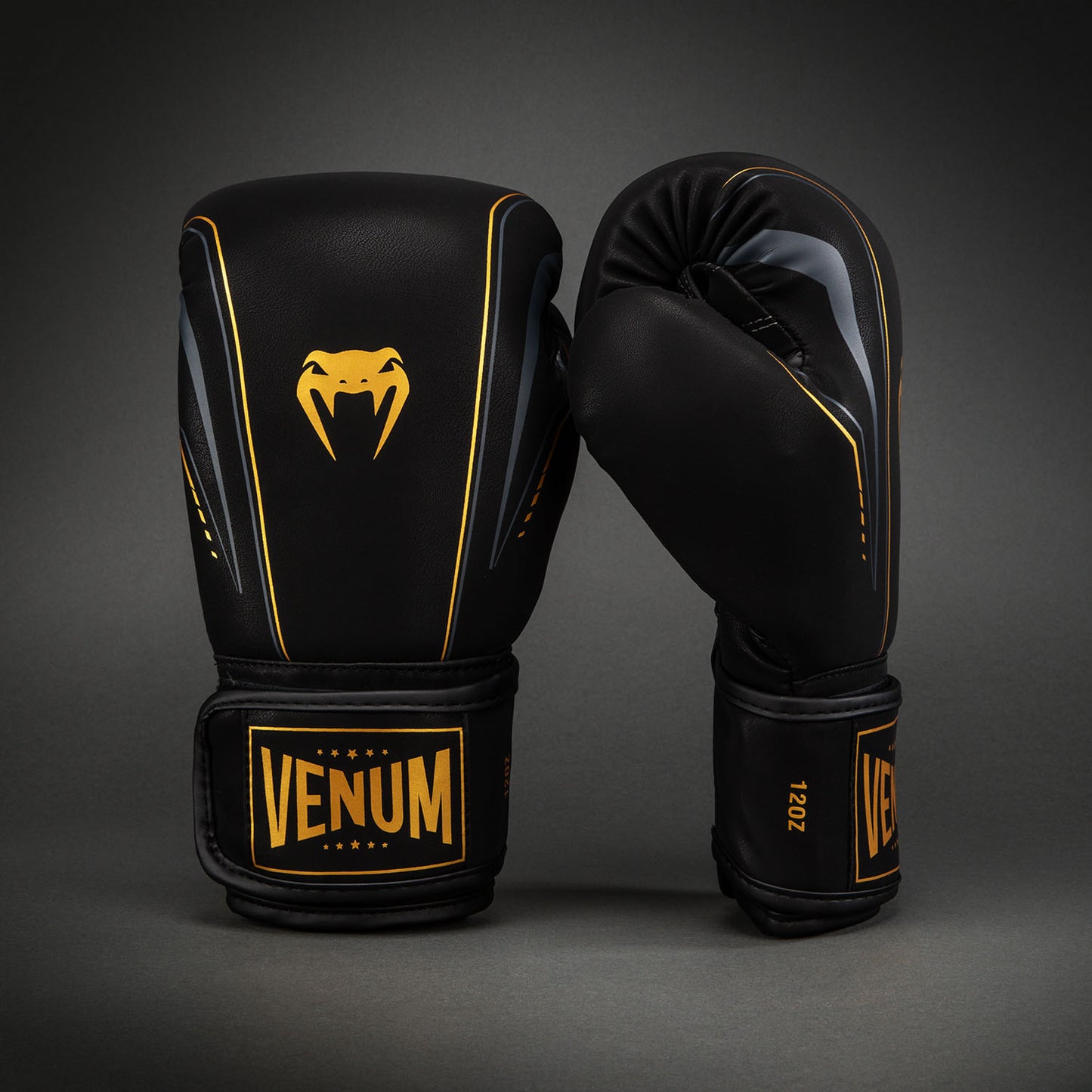 Venum Streamline Boxhandschuhe – Schwarz/Gold