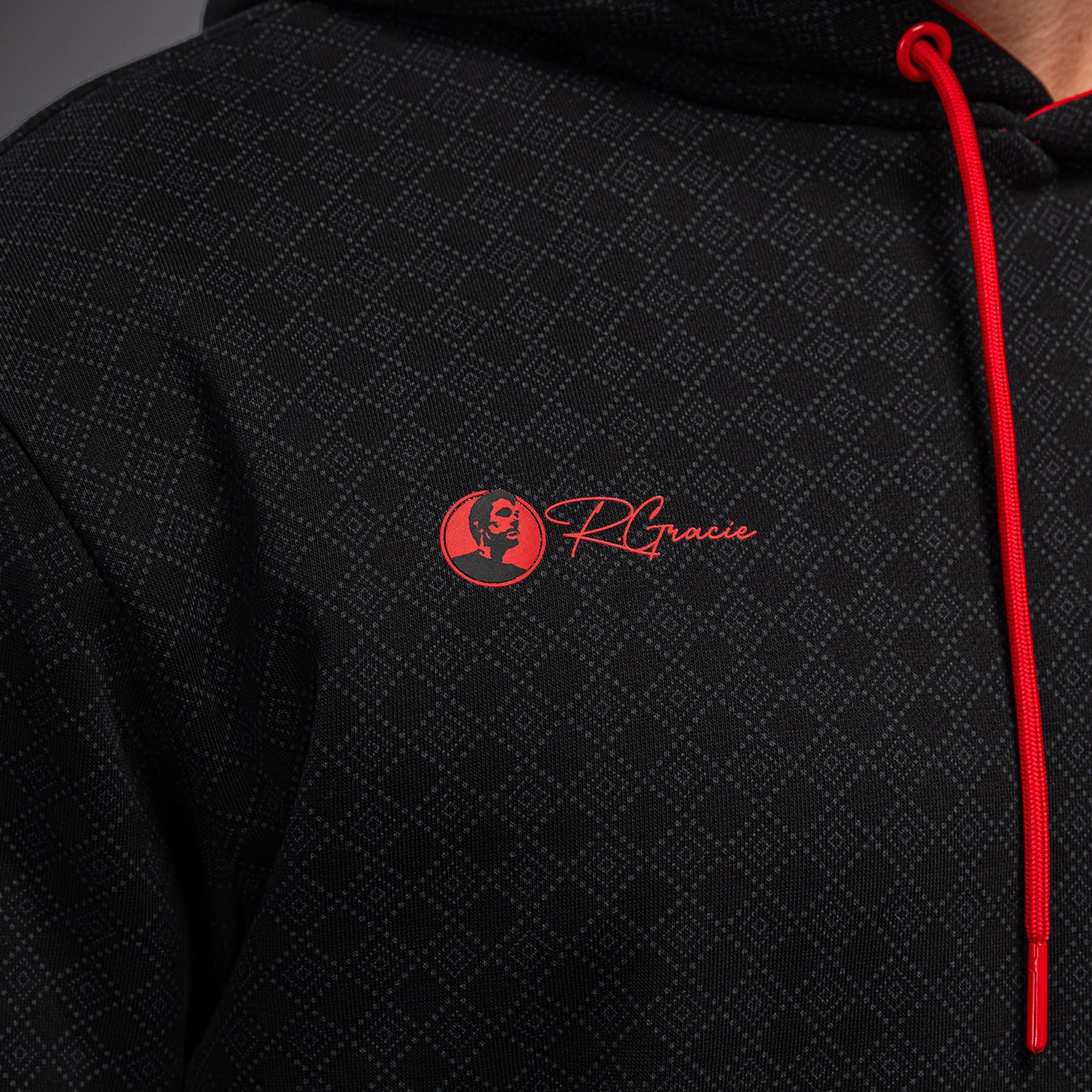 Venum x Roger Gracie Signature Kapuzenpullover - Schwarz/Rot