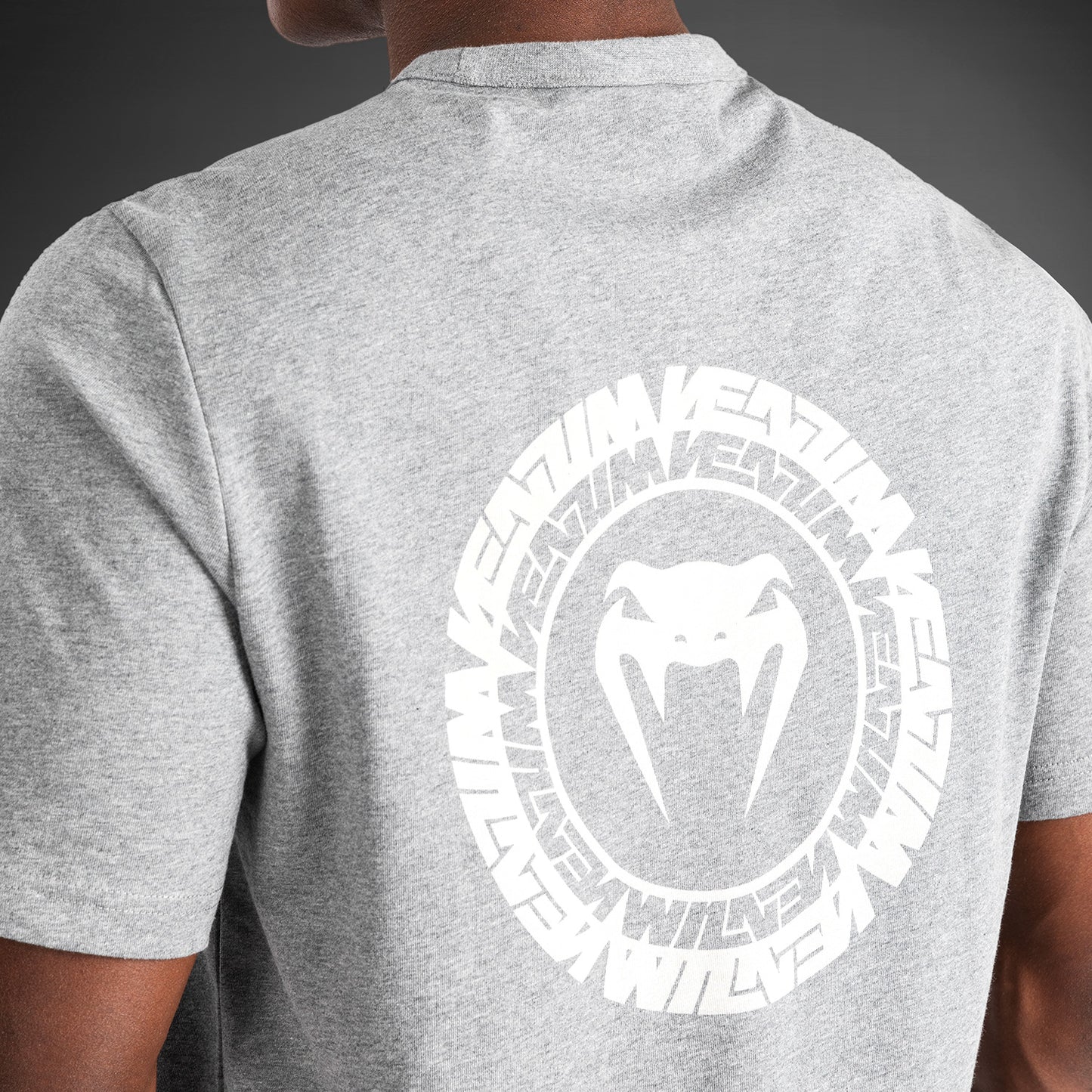 Venum Vortex XL Herren T-Shirt - Hellgrau Meliert