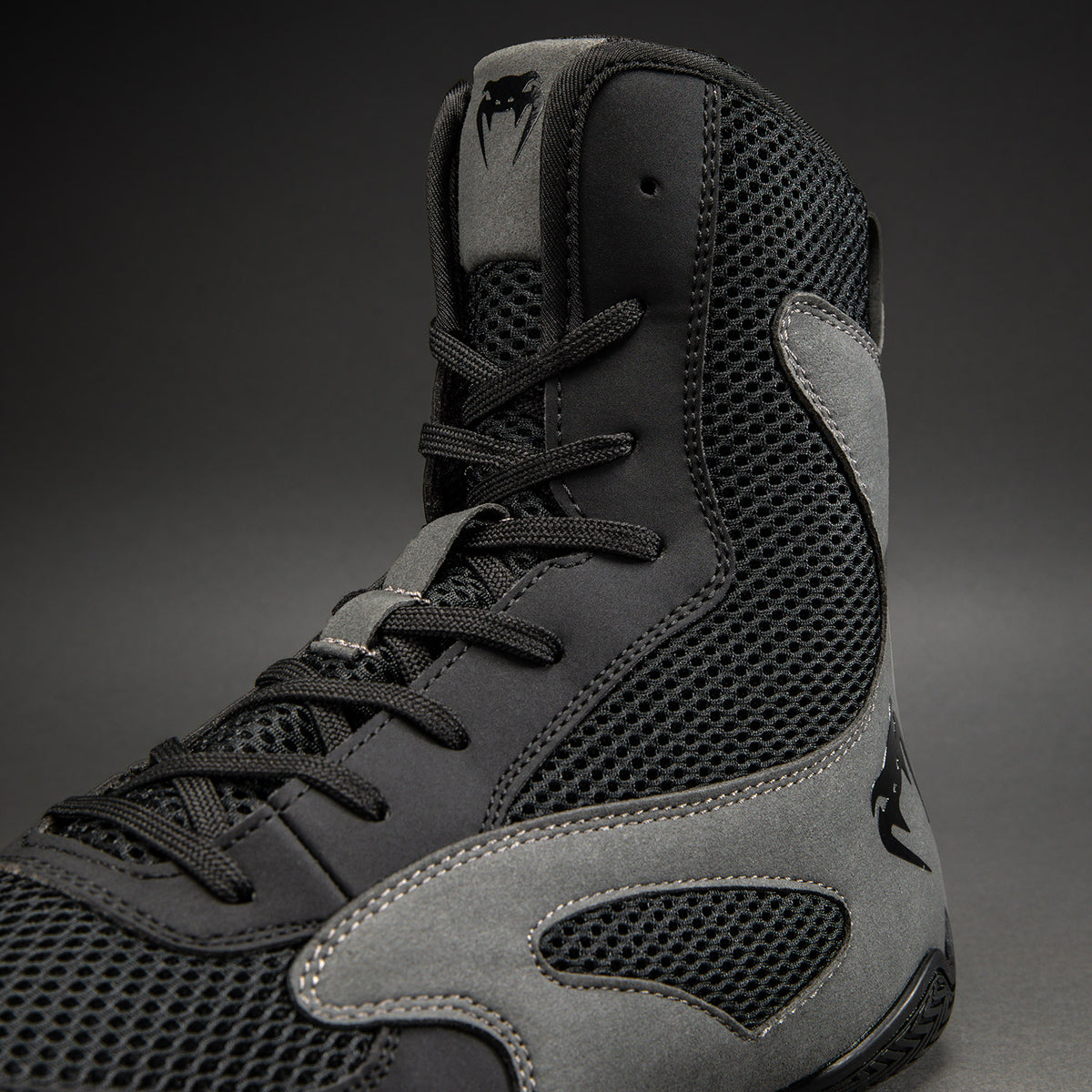 Venum Contender Boxschuhe - Schwarz/Grau