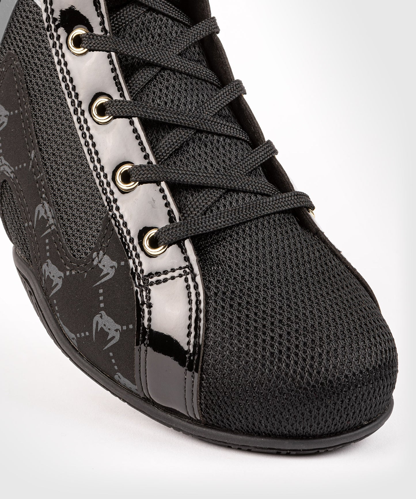 Venum Elite Evo Monogram Boxing Schuhe – Schwarz