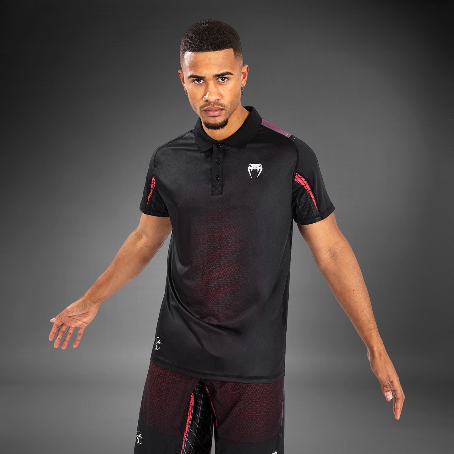 Venum x Dodge Banshee Dry Tech Polo für Männer - Schwarz