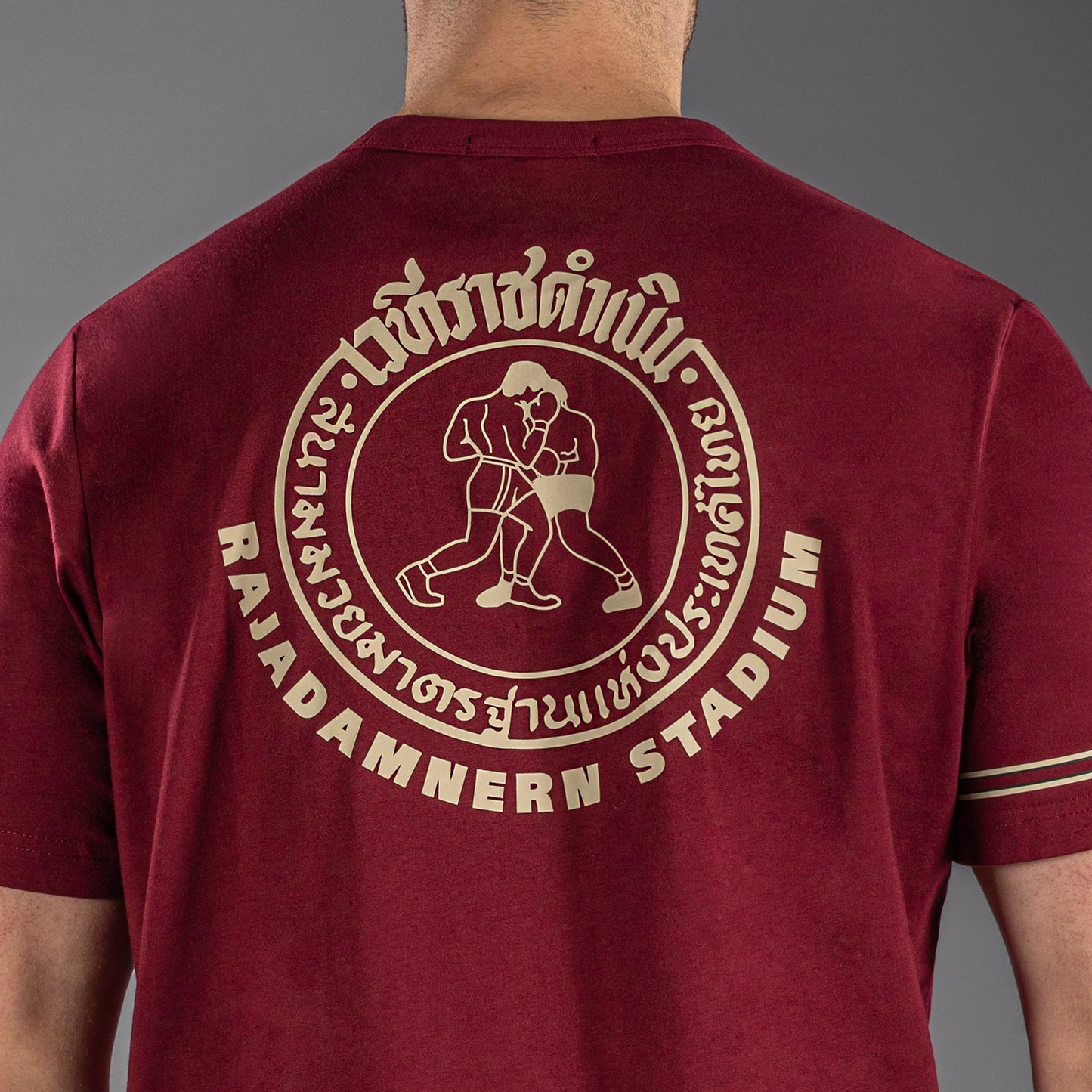 Venum x Rajadamnern T-Shirt - Burgunderrot