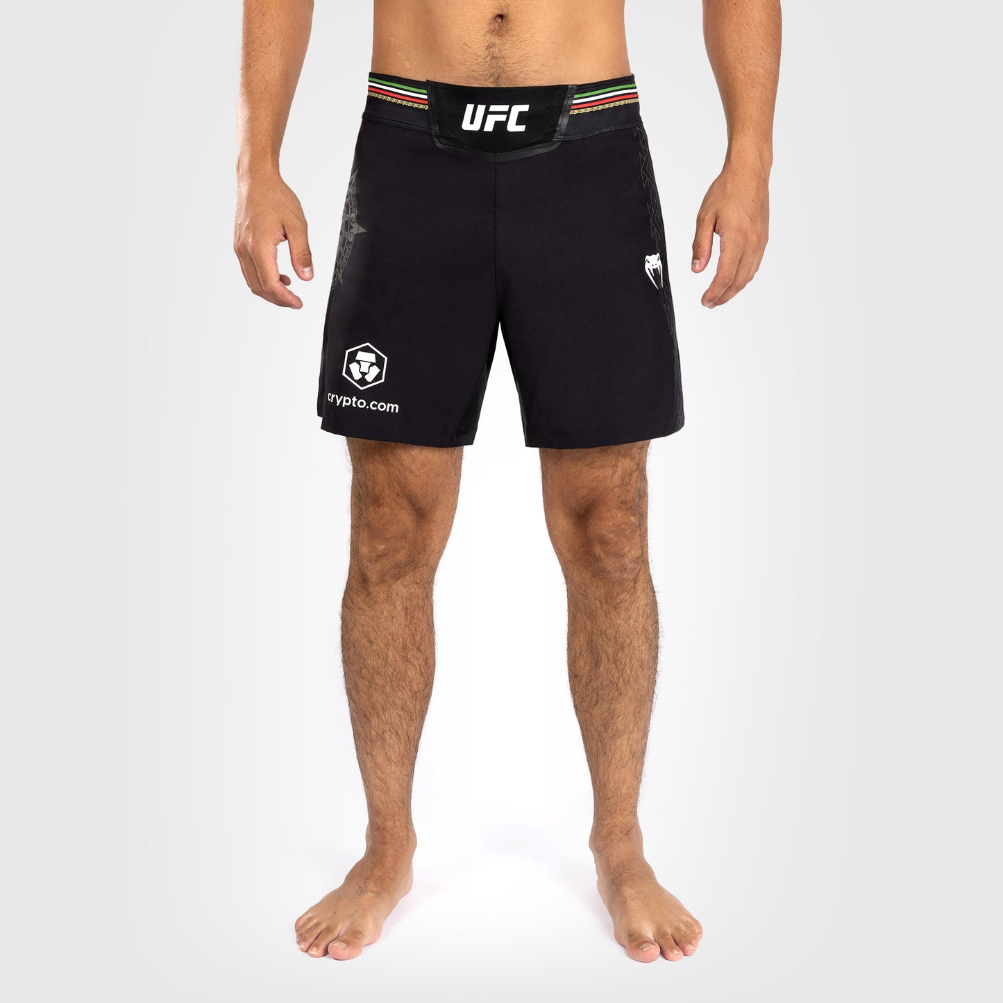 Noche UFC by Venum Authentic Fight Night Herren Kampfhose - Kurze Passform - Schwarz