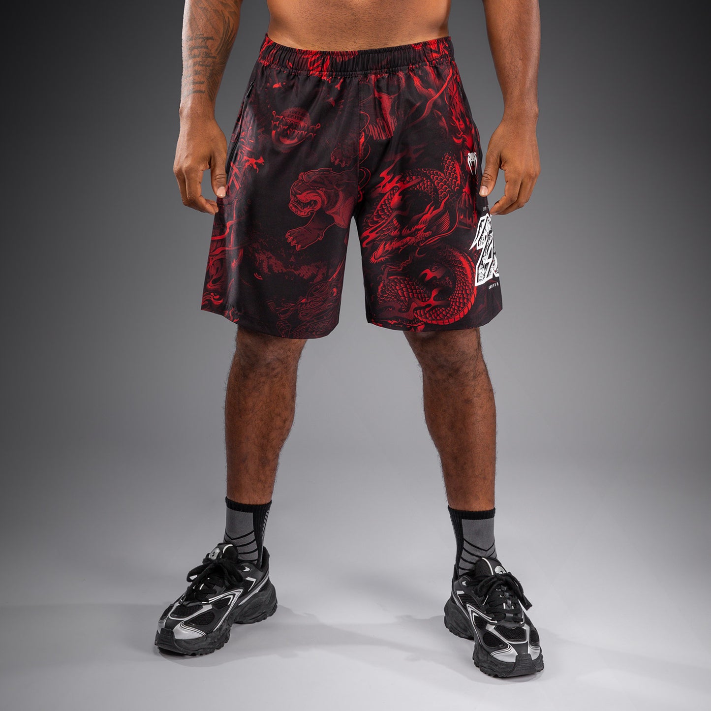Venum 20th Anniversary Trainingsshorts - Schwarz/Rot