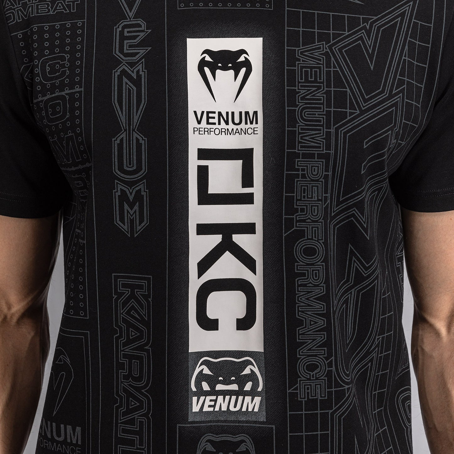 Karate Combat by Venum T-Shirt – Schwarz/Grau