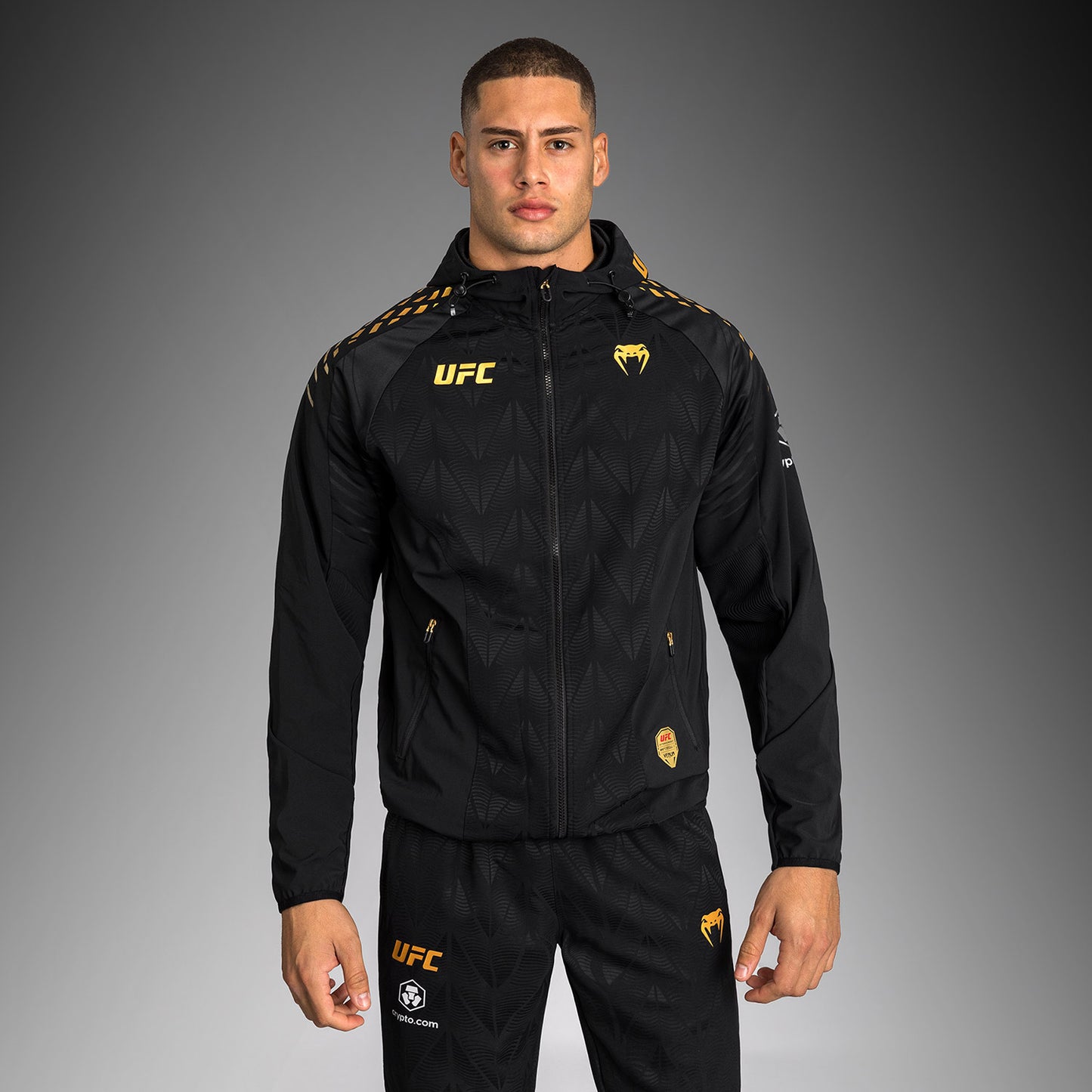 UFC Zenith by Venum Authentic Fight Night Kapuzenjacke Herren - Champion