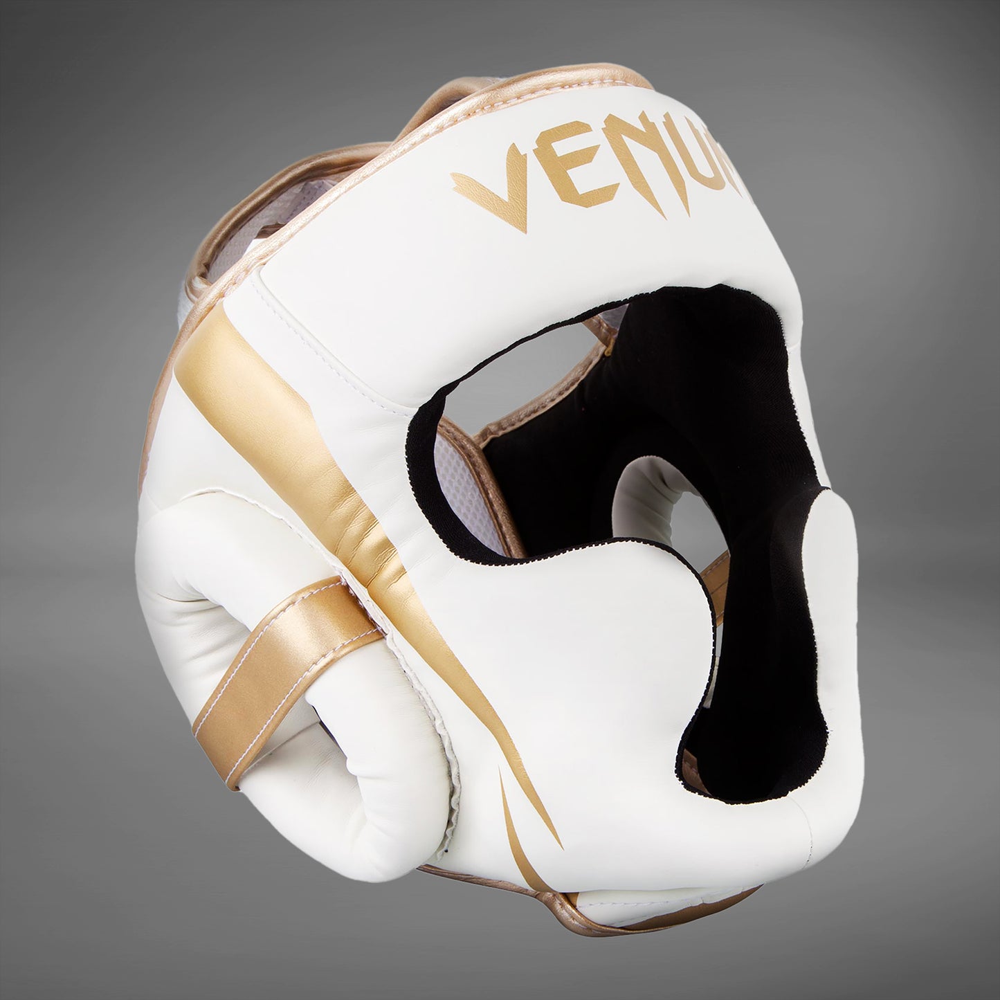 Venum Elite Kopfschutz-Weiß/Gold