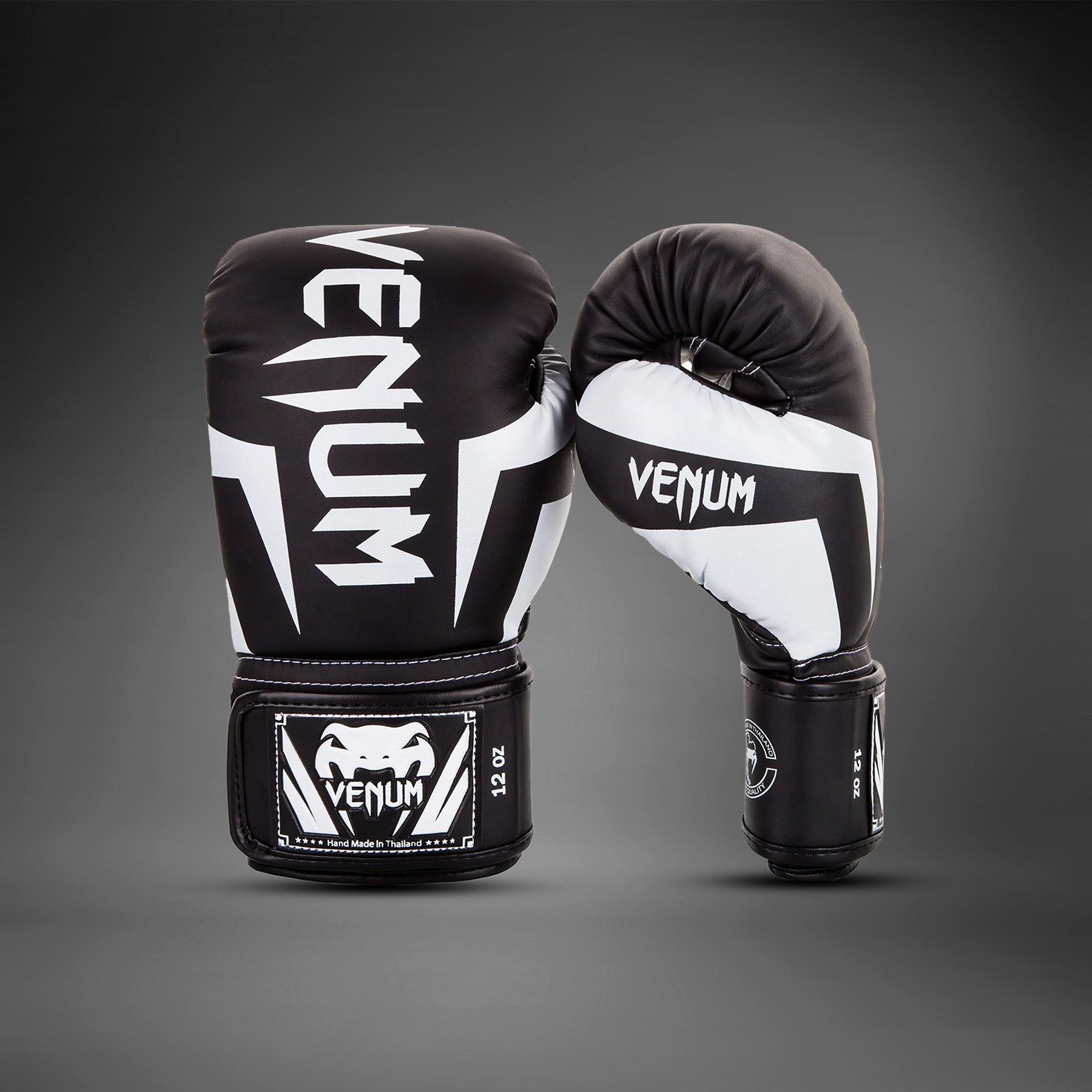 venum muay thai handschuhe Venum Elite Boxhandschuhe - Schwarz/Weiß