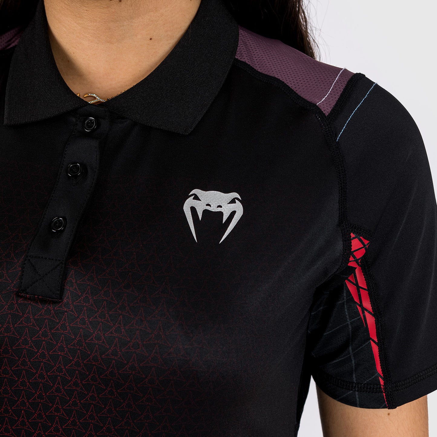 Venum x Dodge Banshee Dry Tech Polo für Frauen - Schwarz