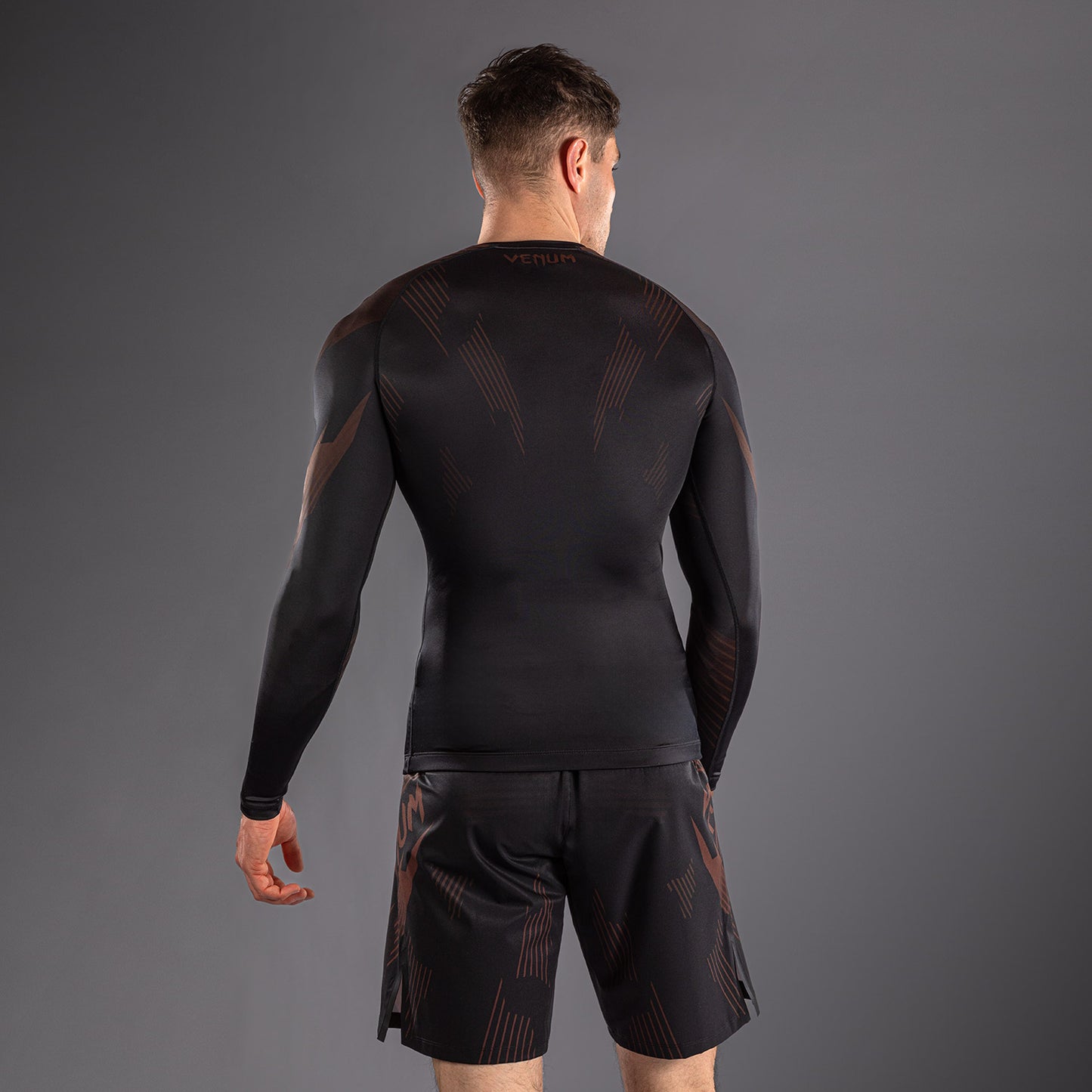 Venum No-Gi 6.0 Langarm Rashguard - Schwarz/Braun