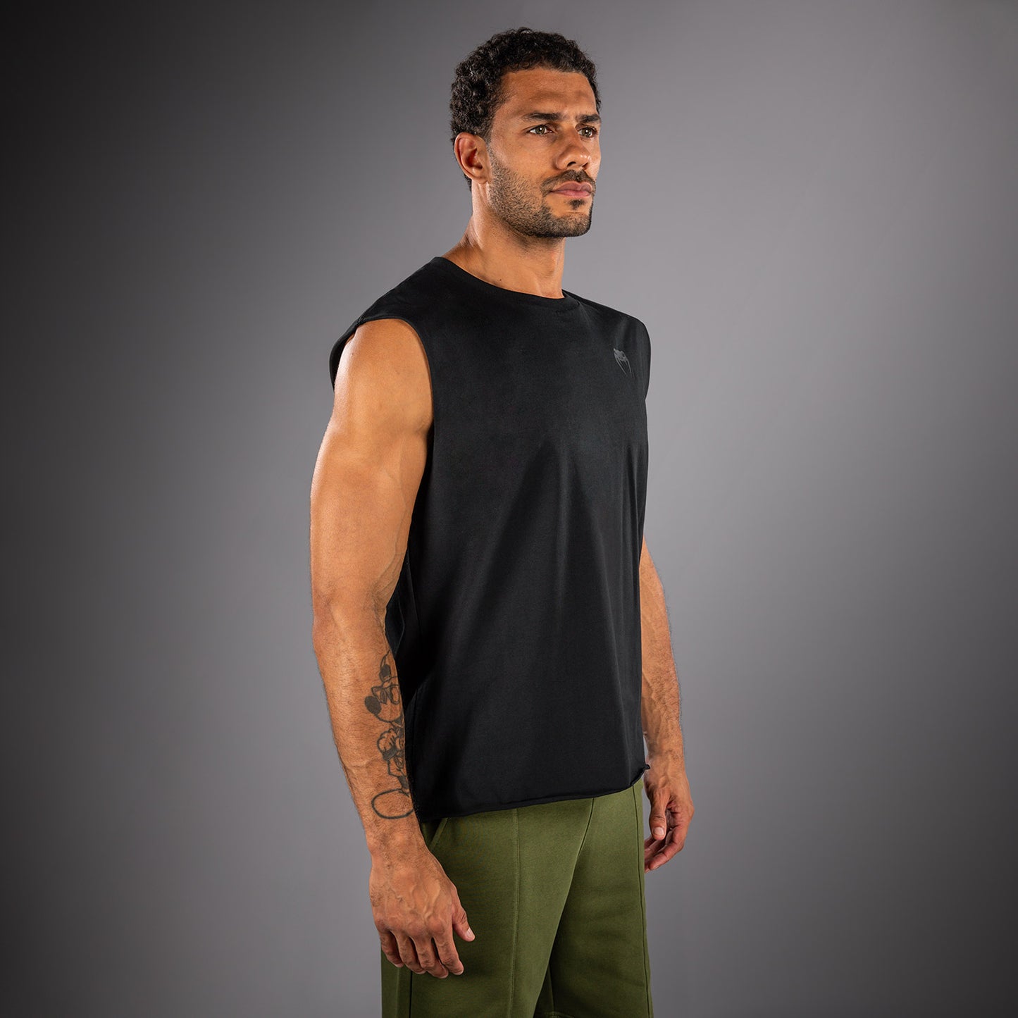 Venum Divide Ärmelloses T‑Shirt - Schwarz