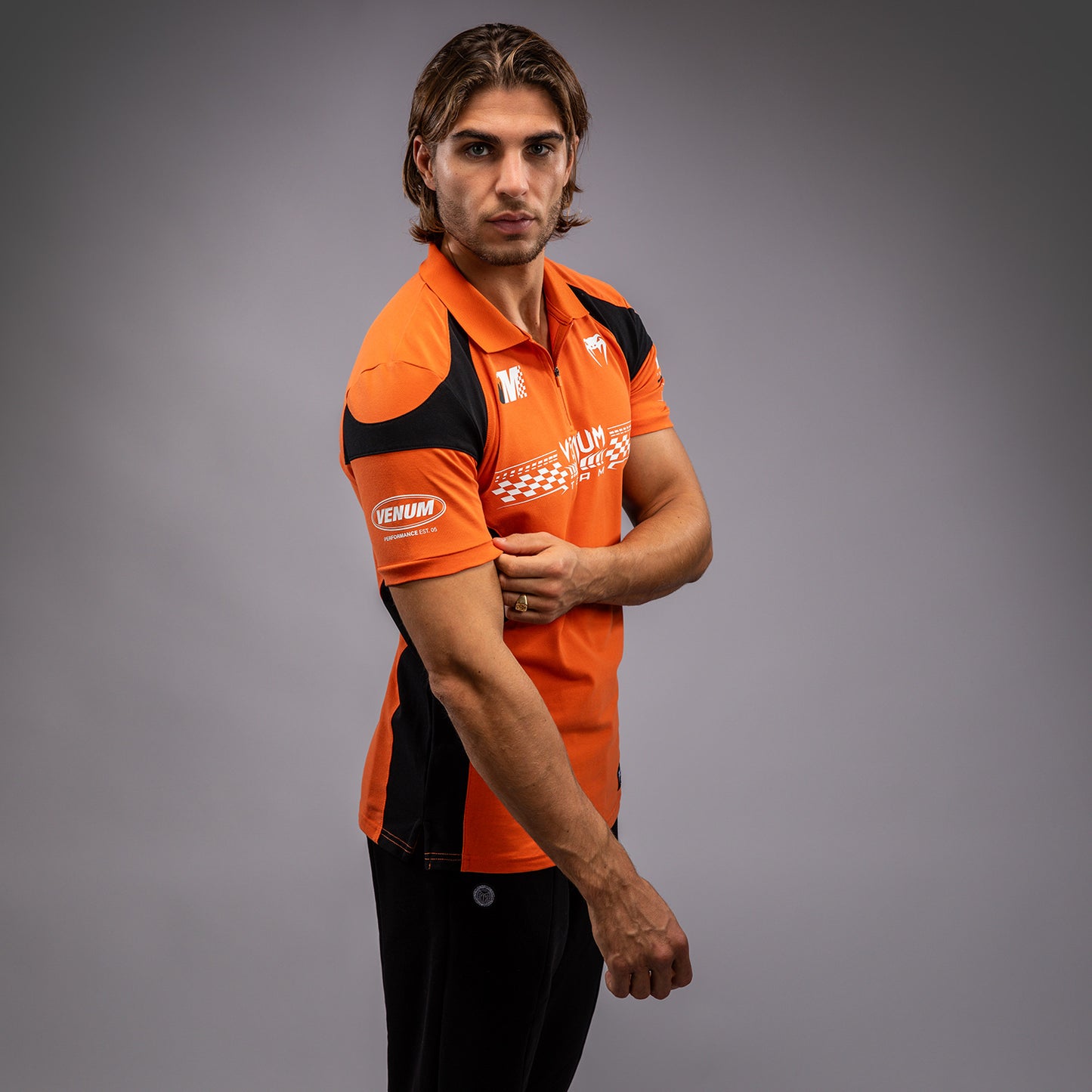 Venum Motorsport Baumwollpolo - Mandarine