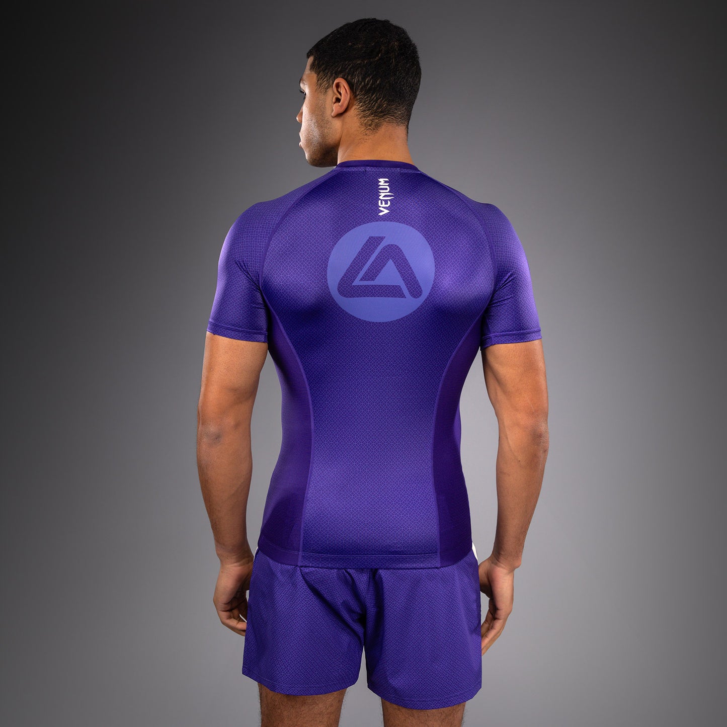Venum x Roger Gracie Academy Kurzarm Rashguard - Lila