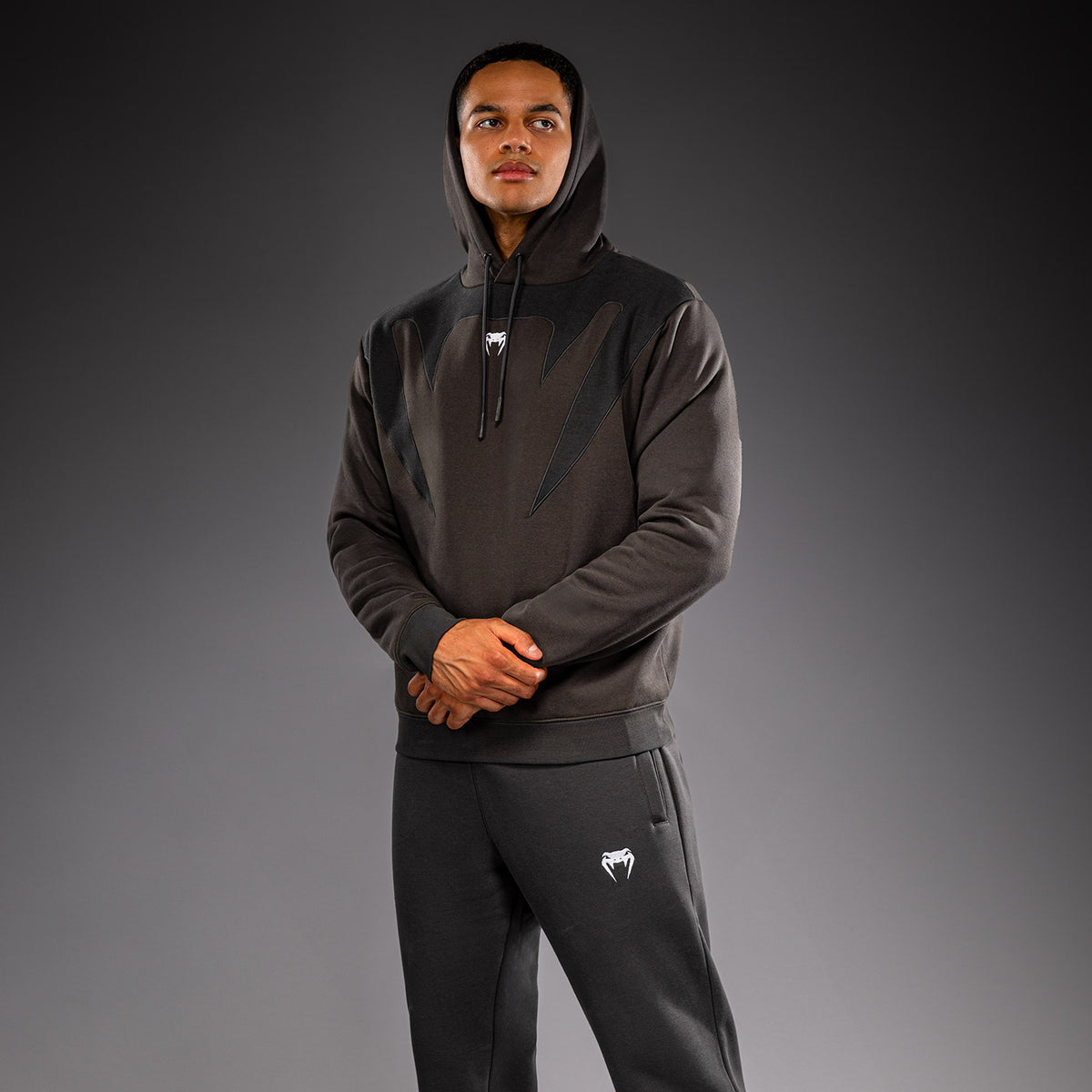 Venum Attack Fleece & Weave Hoodie - Grau