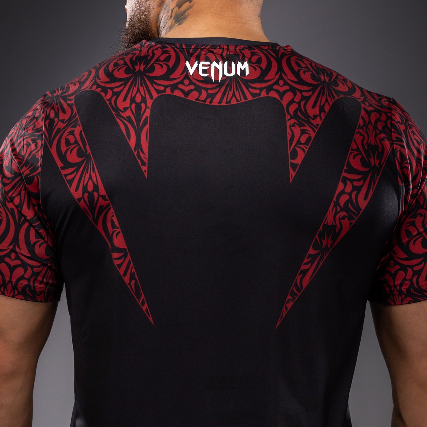Venum Bulgarian Top Team (BTT) Dry-Tech-T-Shirt – Schwarz/Rot