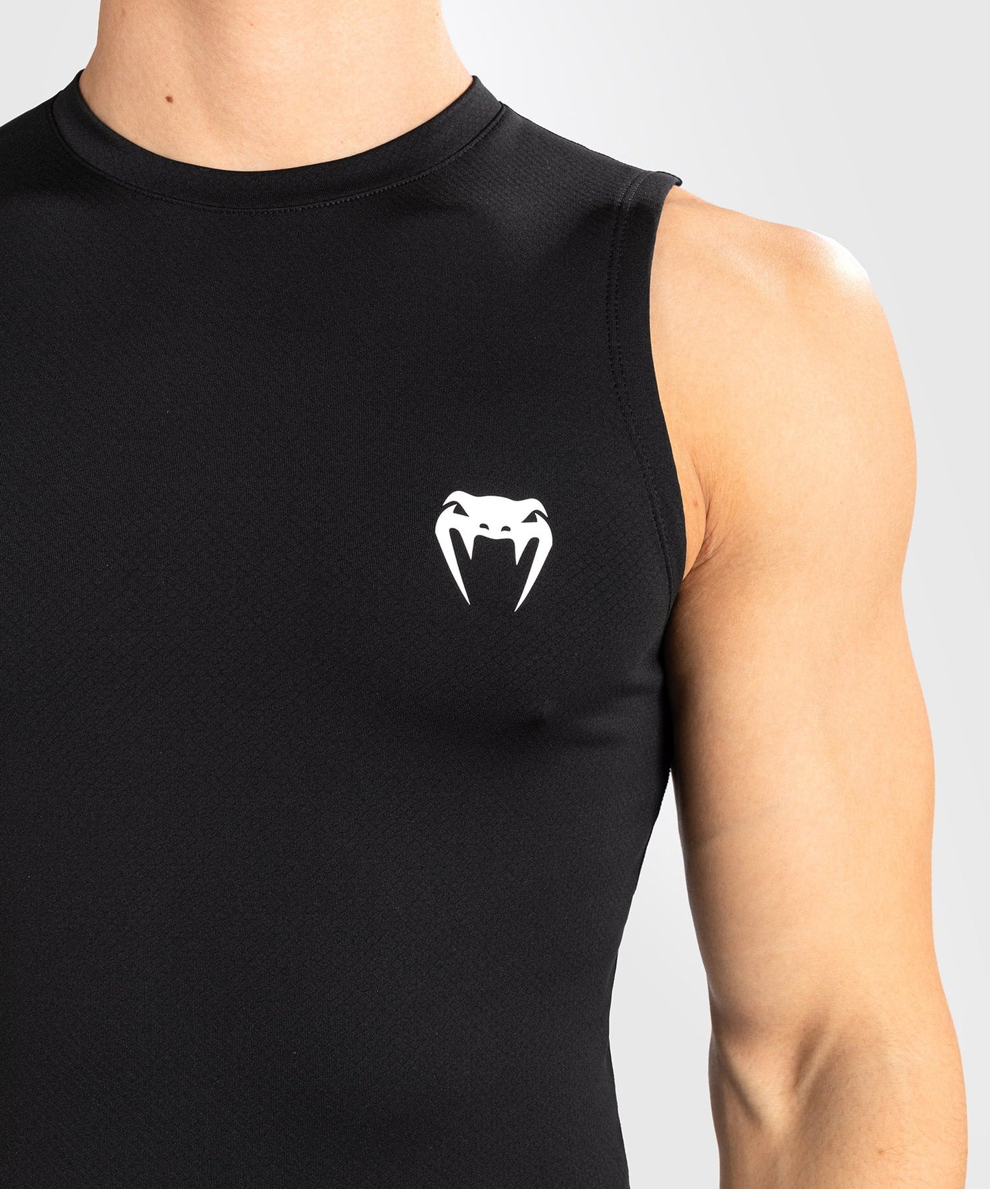 Venum Contender Herren Ärmelloser Rashguard - Schwarz/Weiß