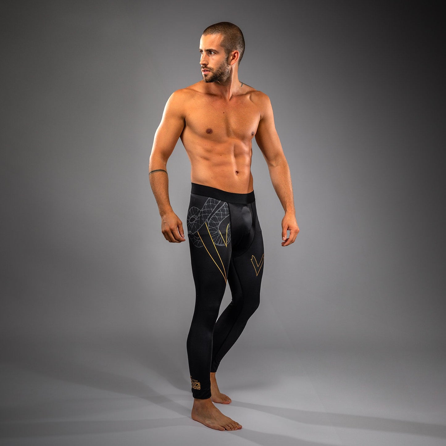 Venum Serpenti Spats – Schwarz/Silber/Gold