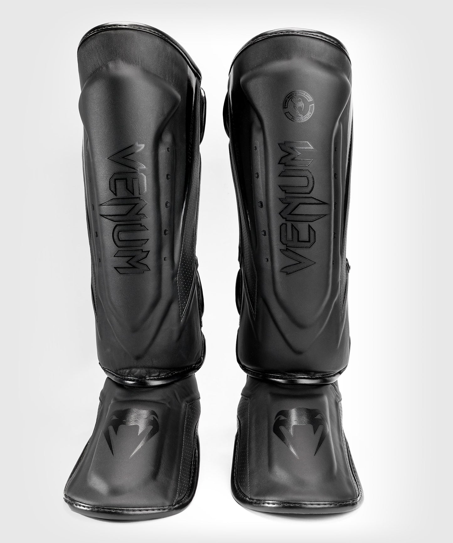 Venum Elite Evo Schienbeinschoner - Schwarz/Schwarz