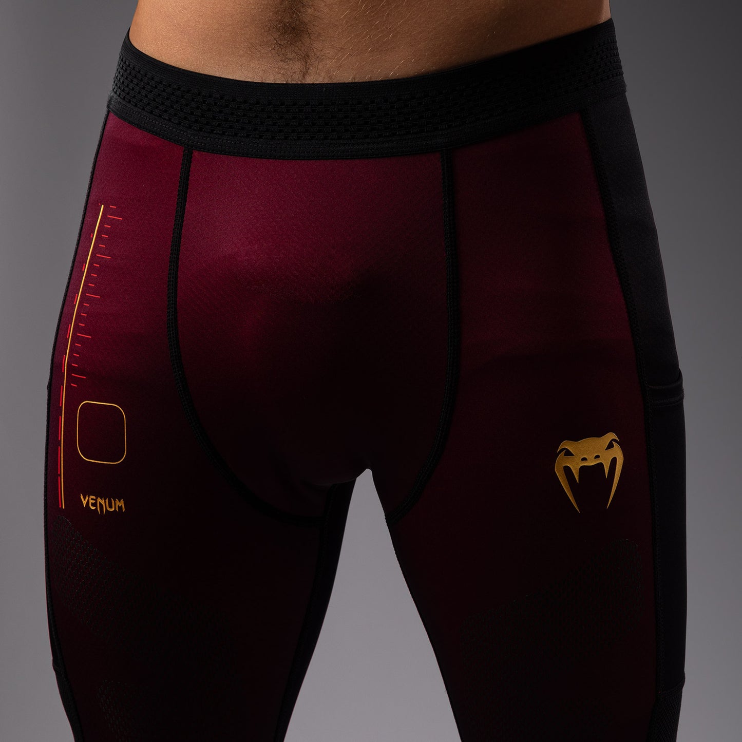 Venum Tactical XT Spats- schwarz/burgund/gold