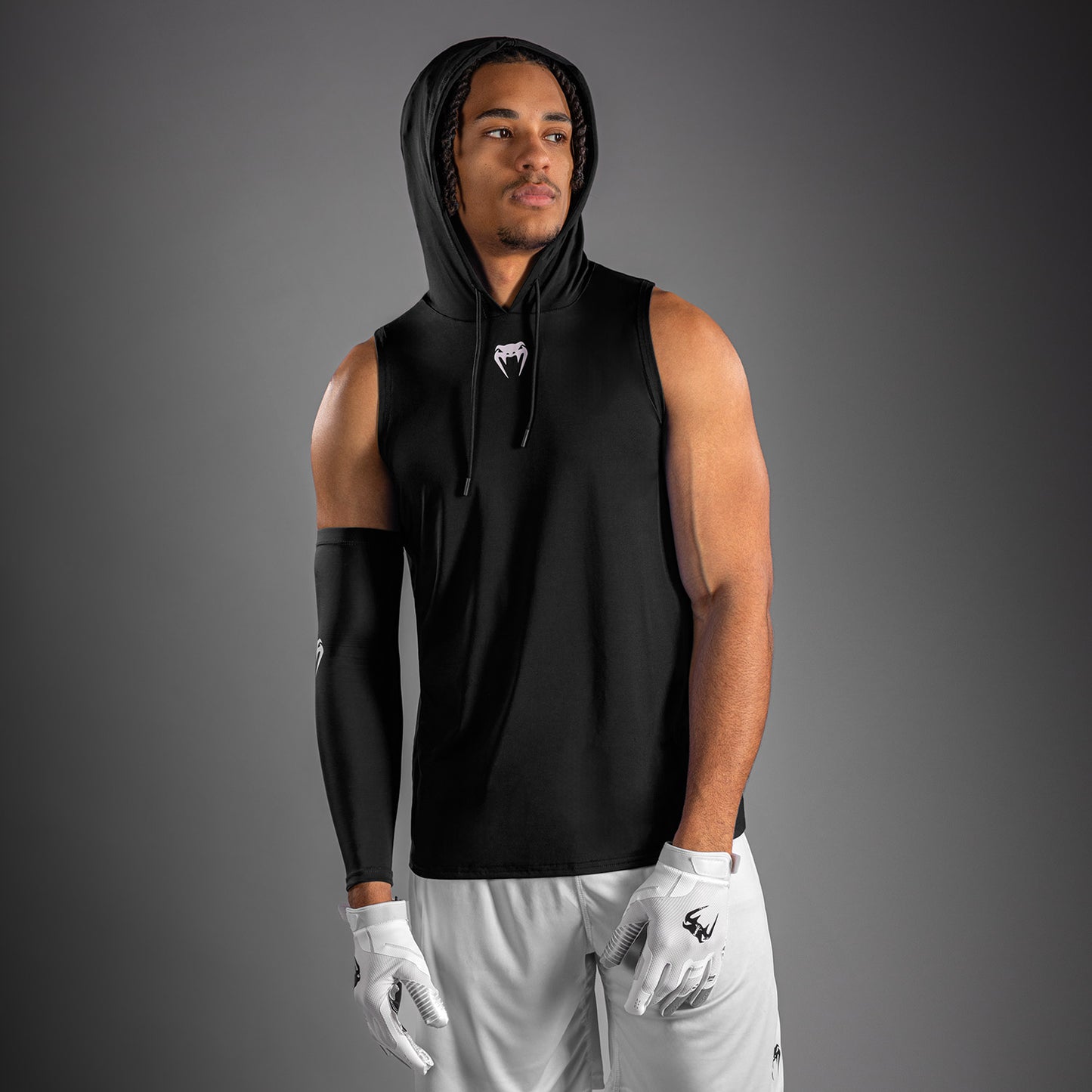 Venum Elite Ärmelloser Dry Tech Hoodie - Schwarz