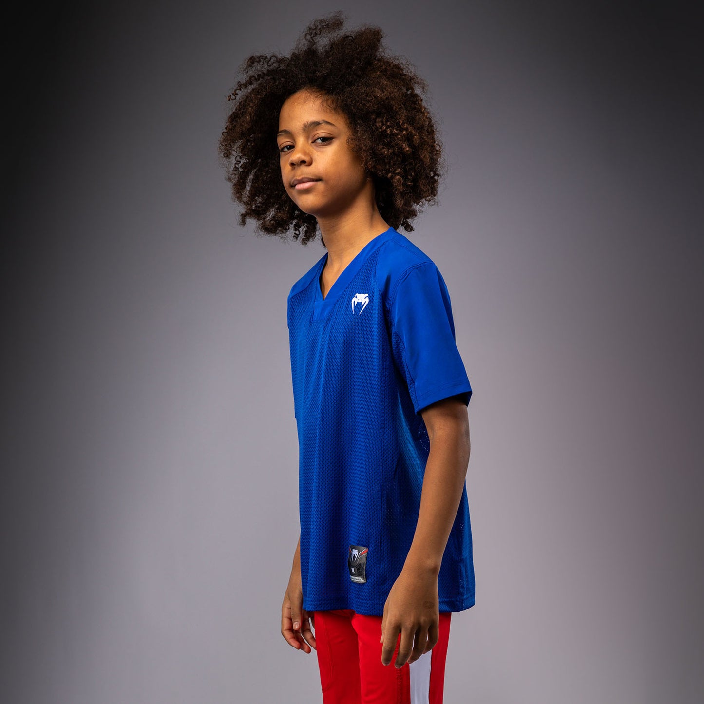 Venum Elite Fußball Kurzarmtrikot für Kinder - Königsblau
