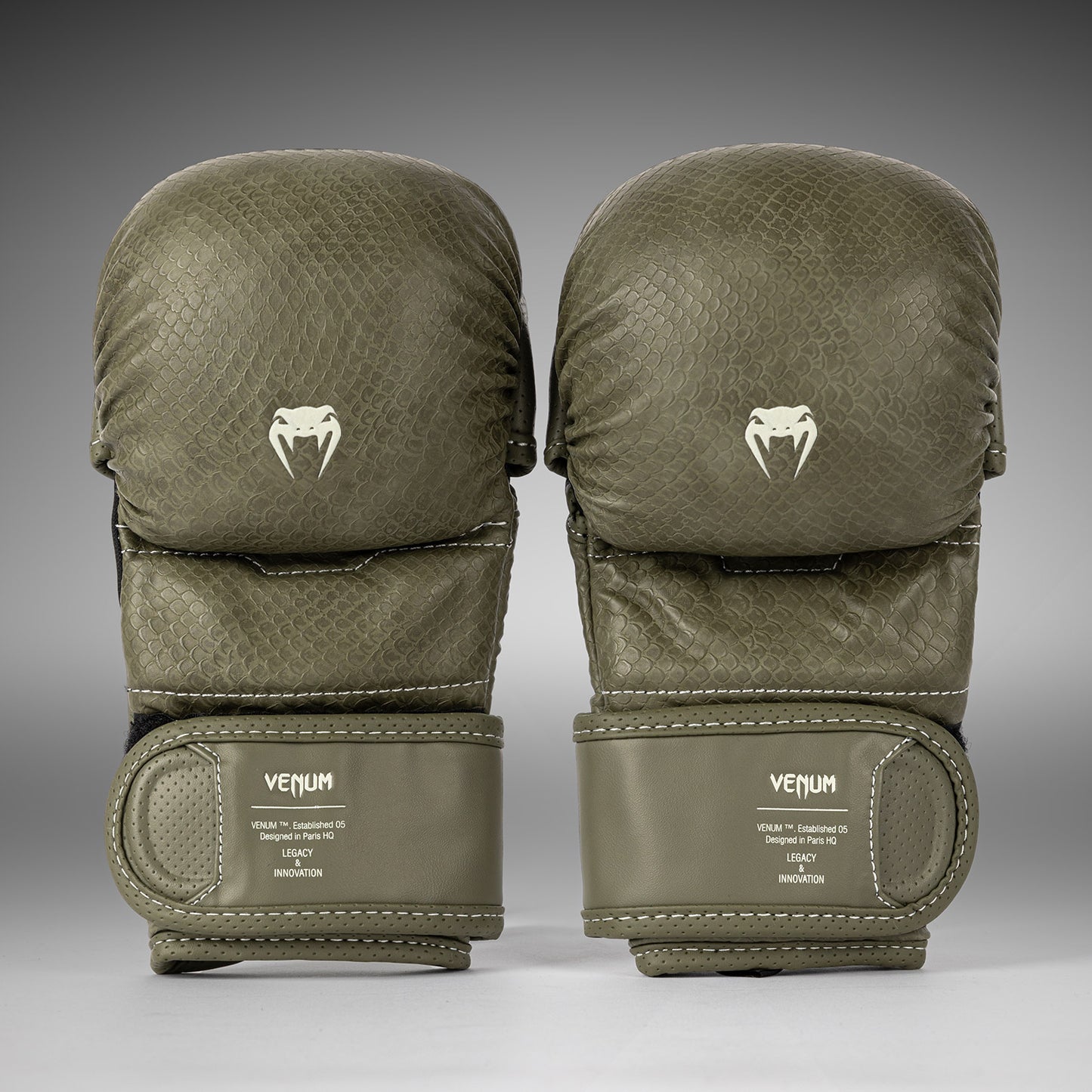 Venum Impact Evo Scales MMA Sparring Handschuhe – Army Grün