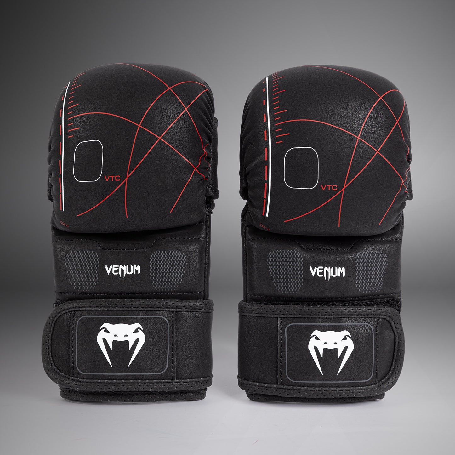 Venum Tactical XT MMA Sparring Handschuhe - Schwarz/Feuerrot