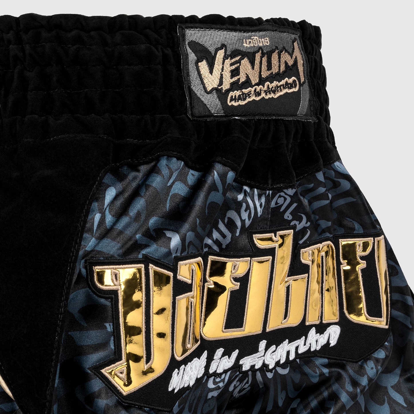 Venum Attack Muay Thai Shorts - Schwarz/Grau