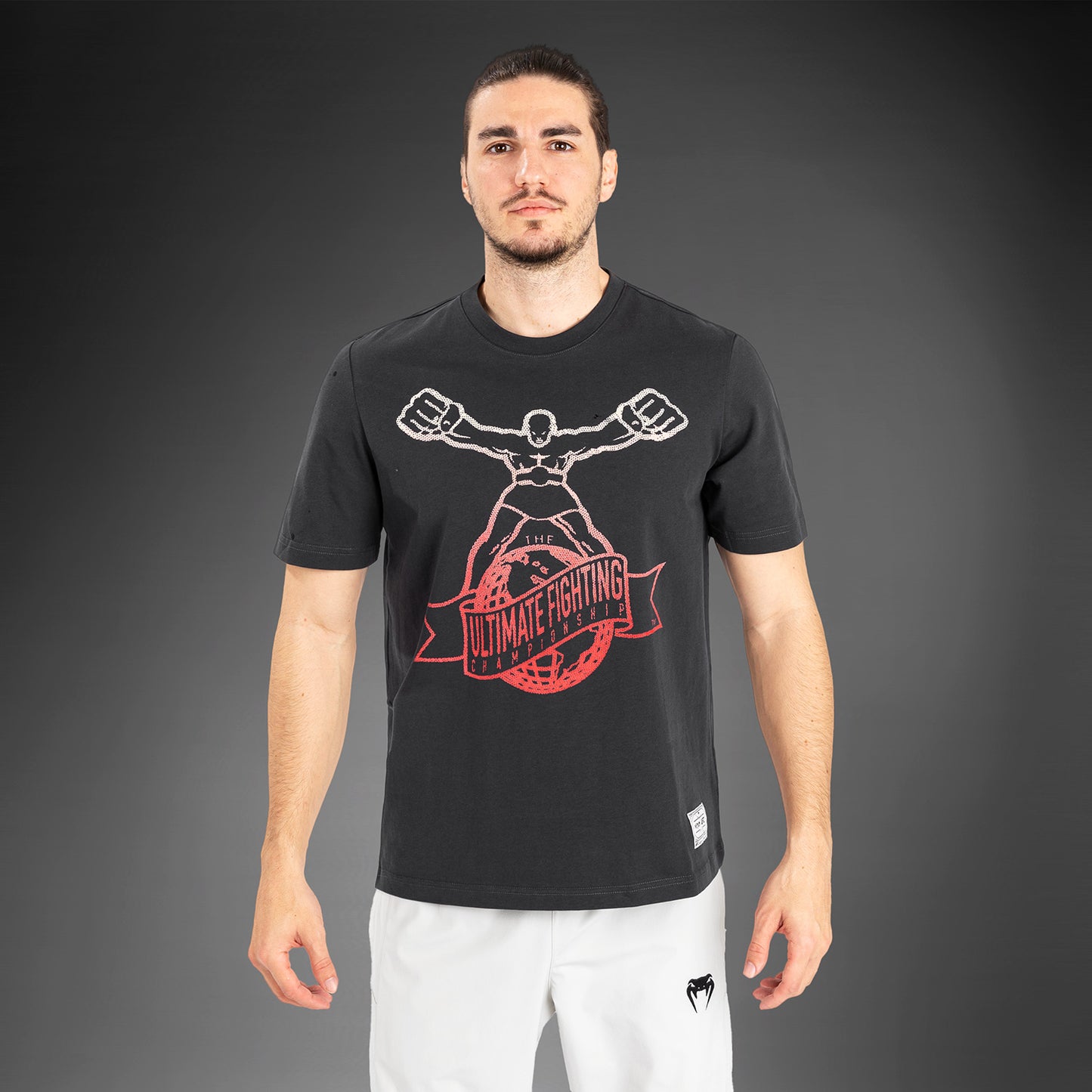 UFC by Venum Ulti-Man T-Shirt - Grau/Rot