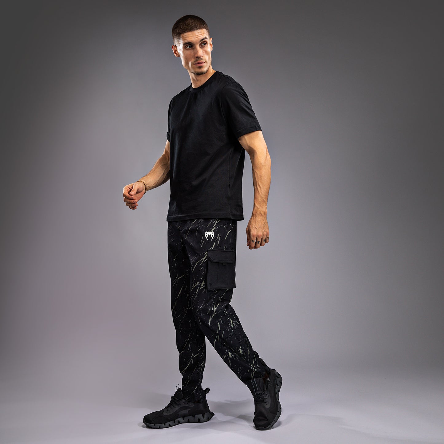 Venum Trooper Herren Trainingshose - Schwarz/Sandstein