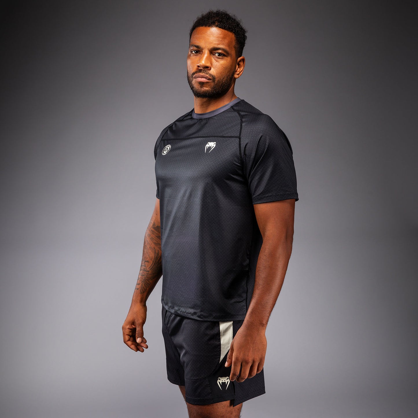 Venum x Roger Gracie Academy Dry‑Tech‑T‑Shirt - Schwarz