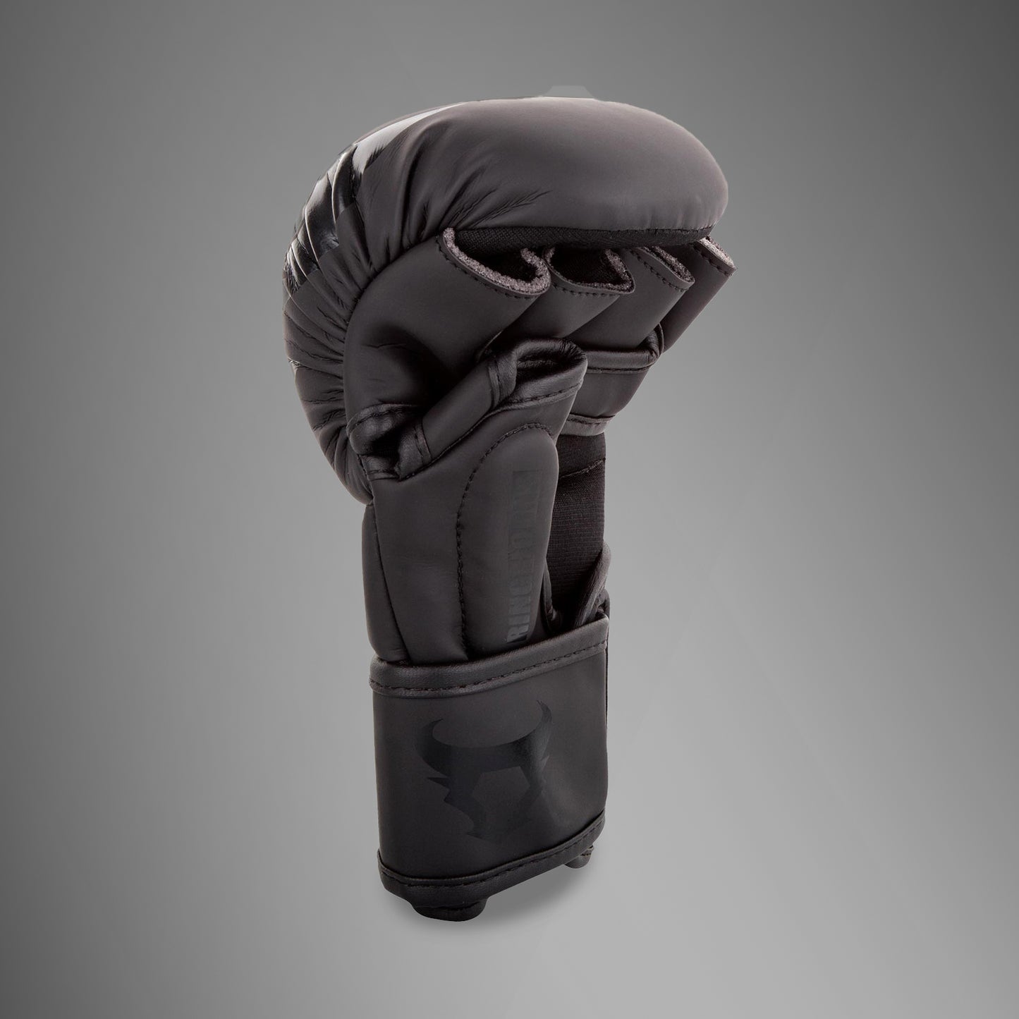 Ringhorns Charger Sparring Handschuhe - Schwarz/Schwarz
