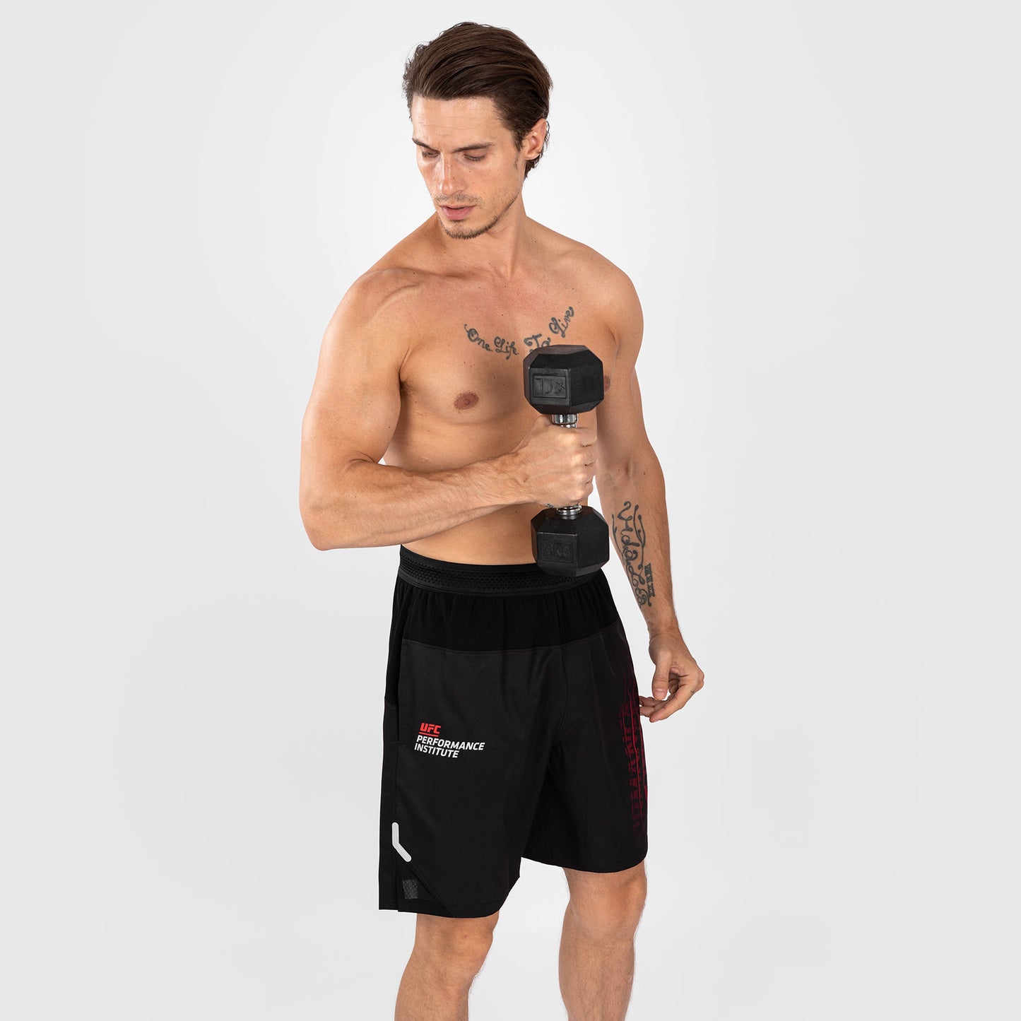 UFC Venum Performance Institute 2.0 Herren Performance Short - Schwarz/Rot